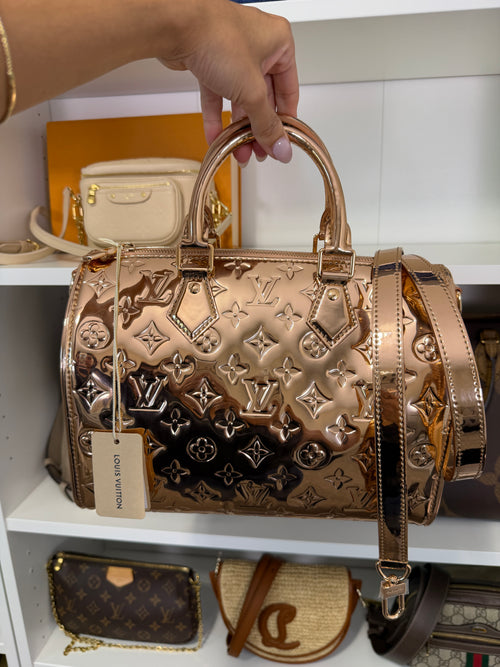 Louis Vuitton Mirror Copper Speedy Bandouliere 25 Ski Collection