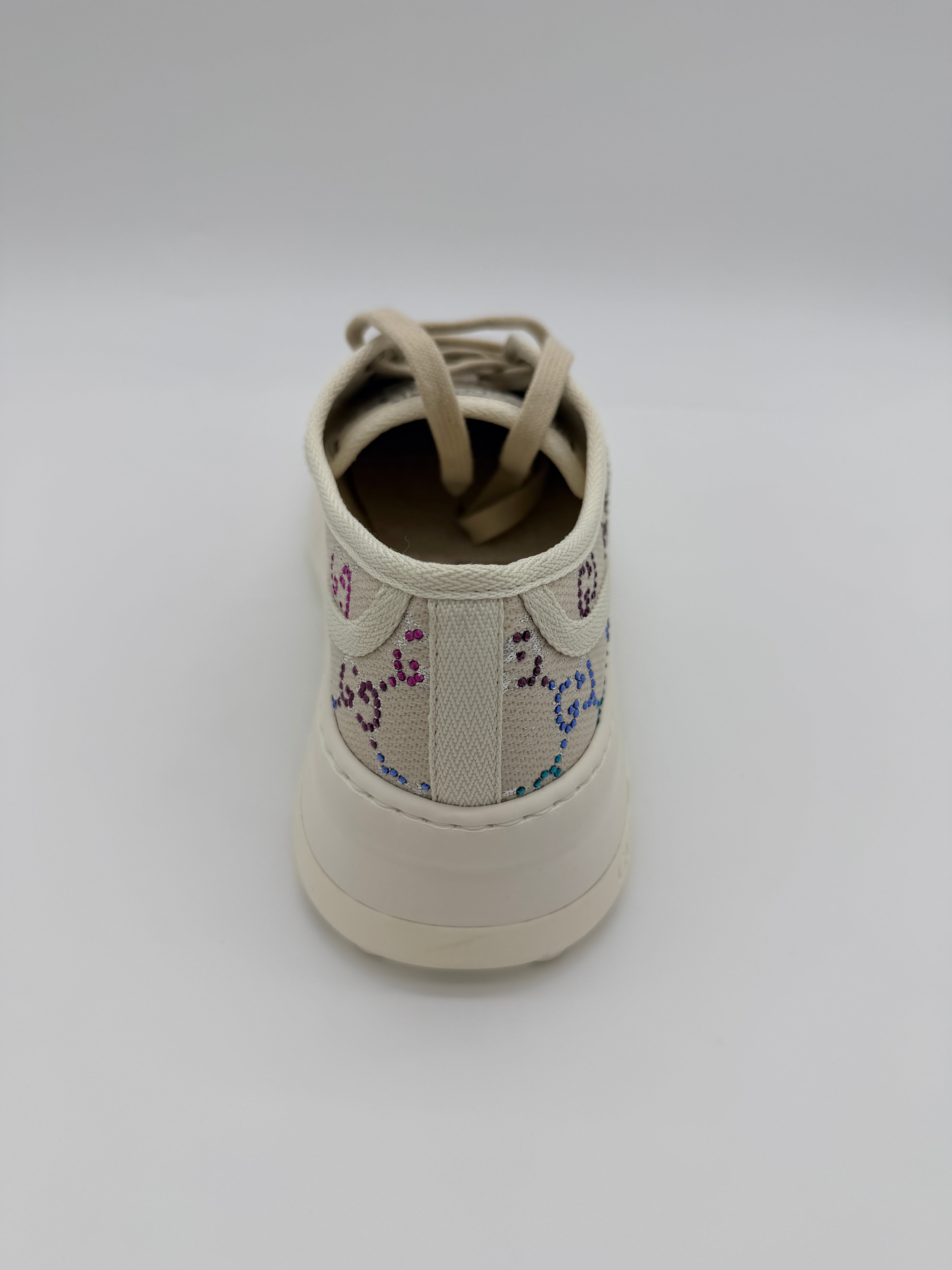 Gucci Crystal GG Platform Sneakers 39