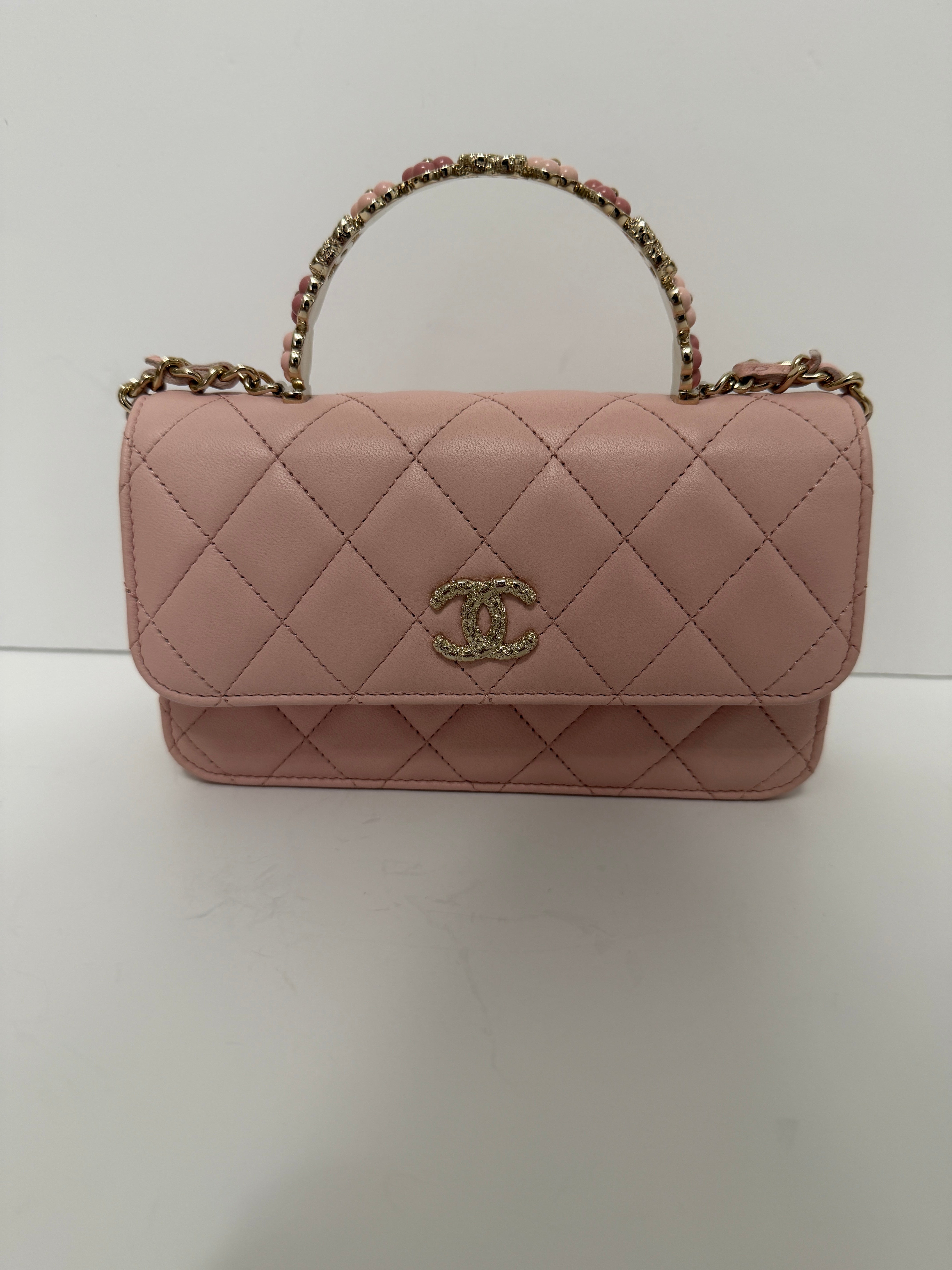 Chanel Pink Top Handle