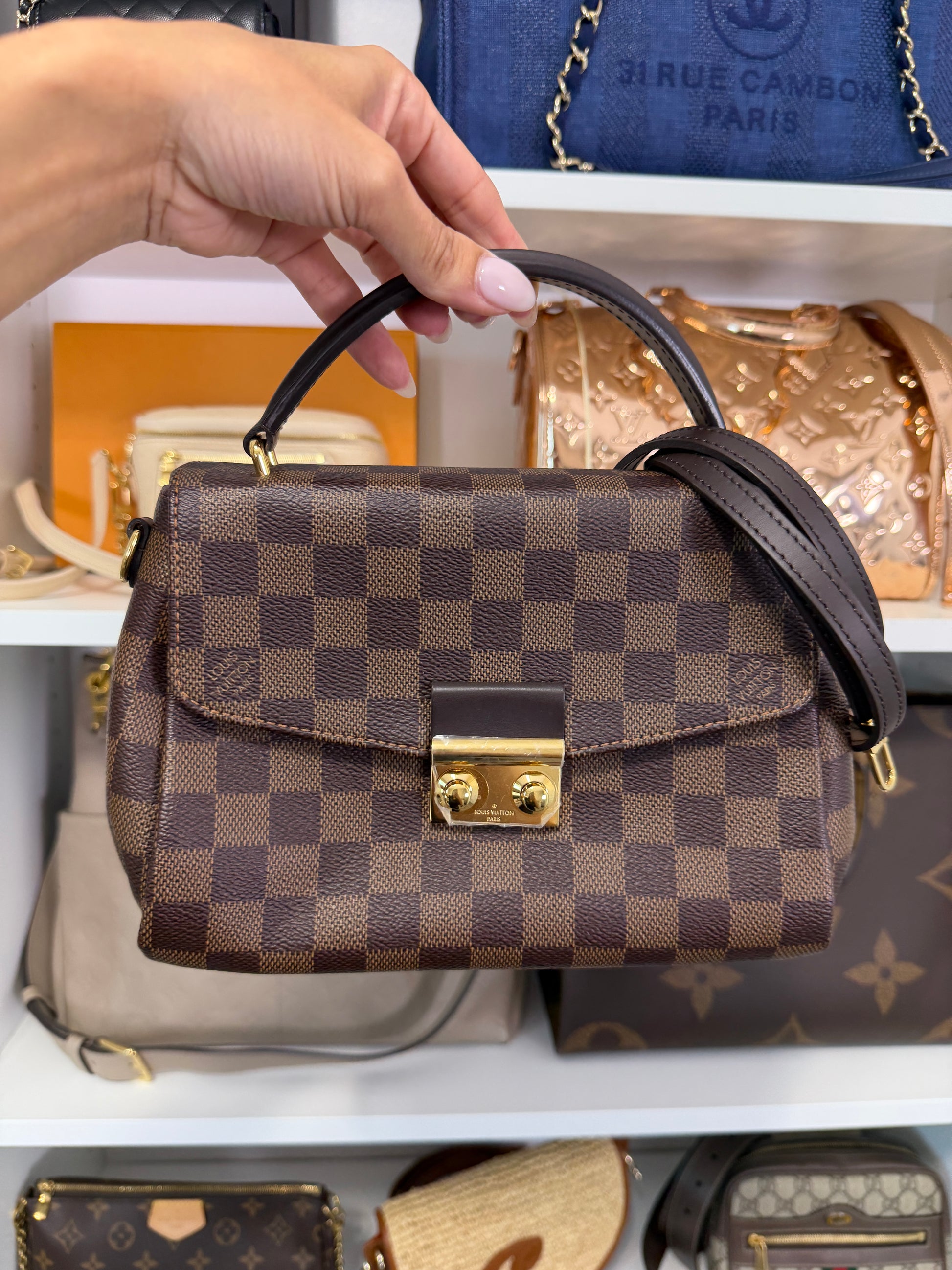 Louis Vuitton Damier Ebene Croisette