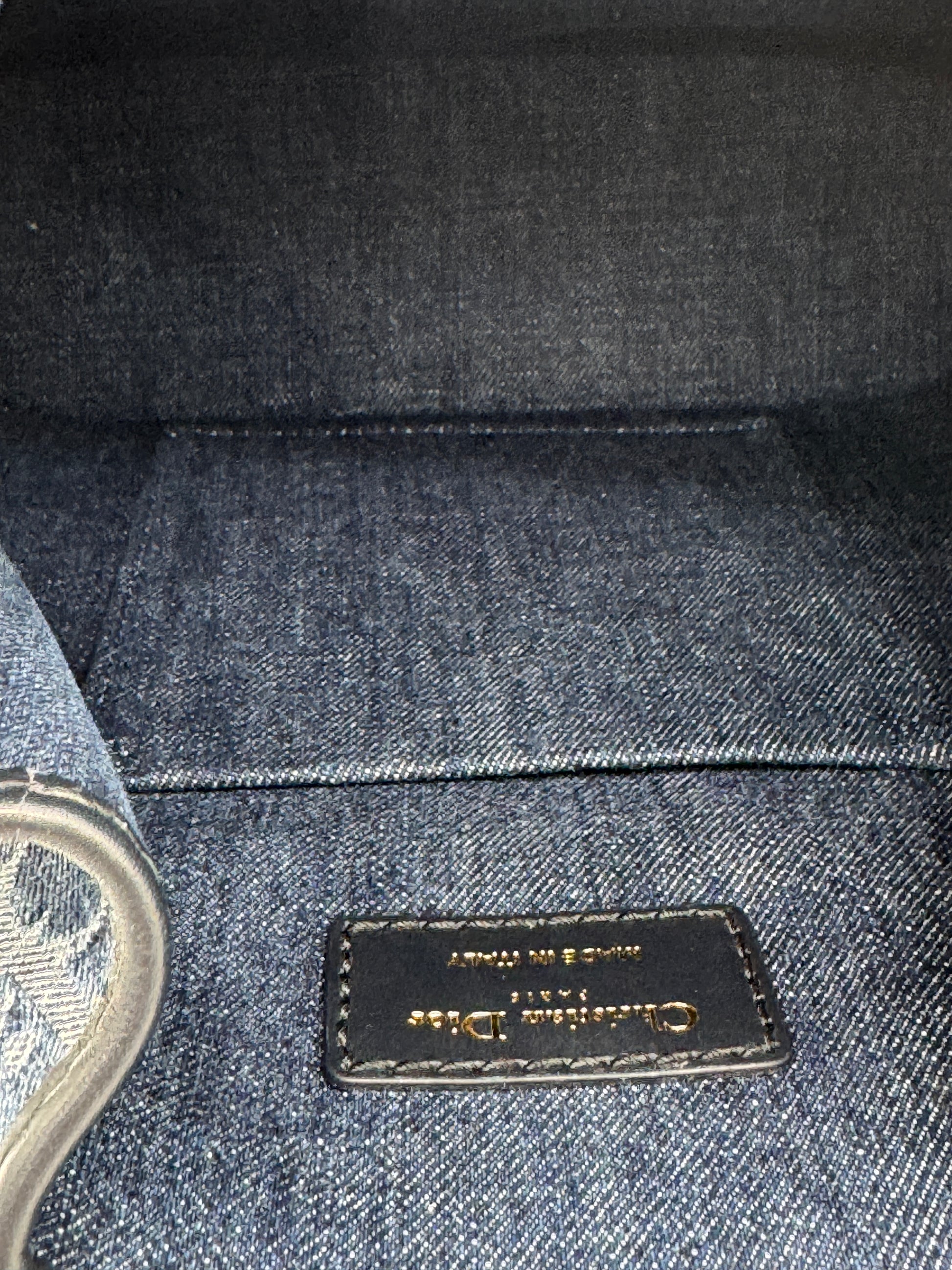 Christian Dior Medium C’est Denim Dior Oblique Jacquard