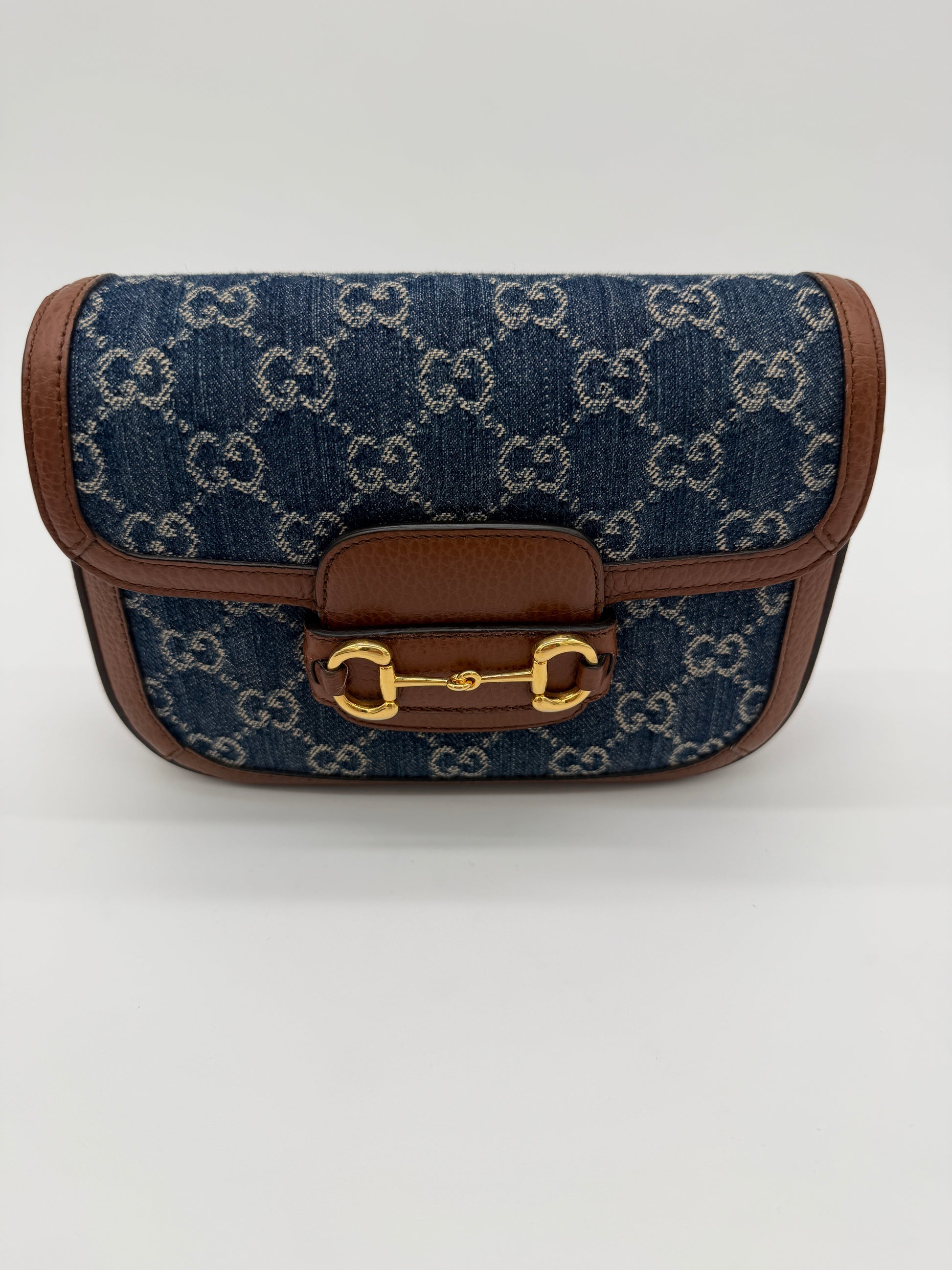 Gucci Denim Horsebit Mini
