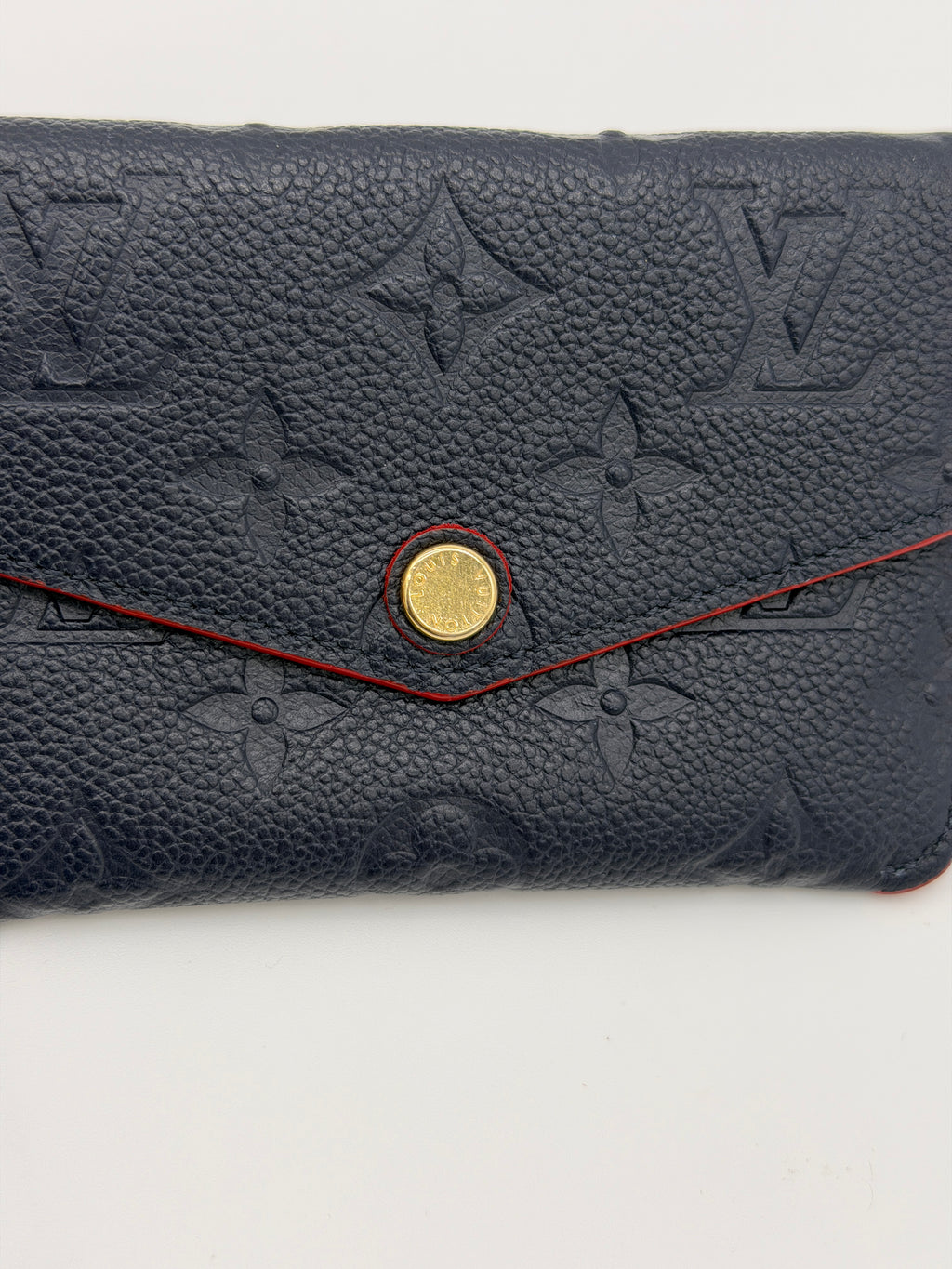 Louis Vuitton Marine Rouge Empreinte Key Pouch