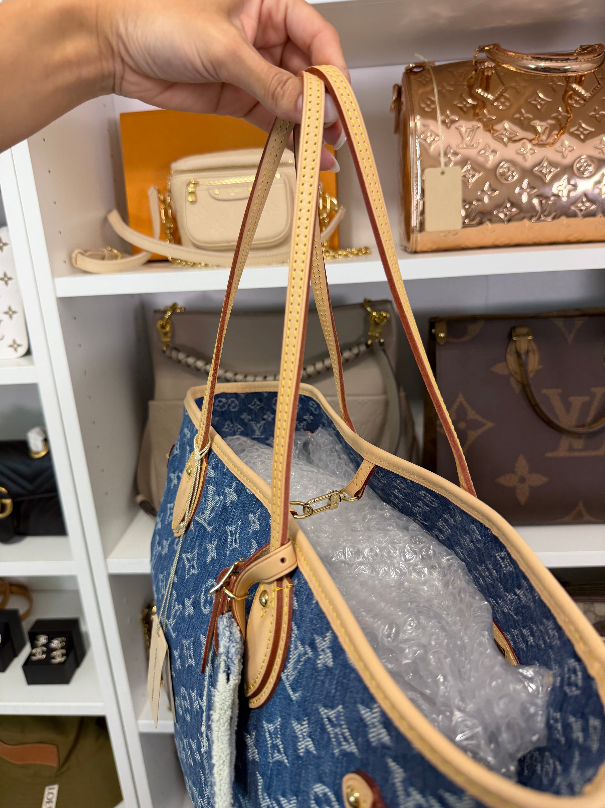 Louis Vuitton Denim Neverfull MM