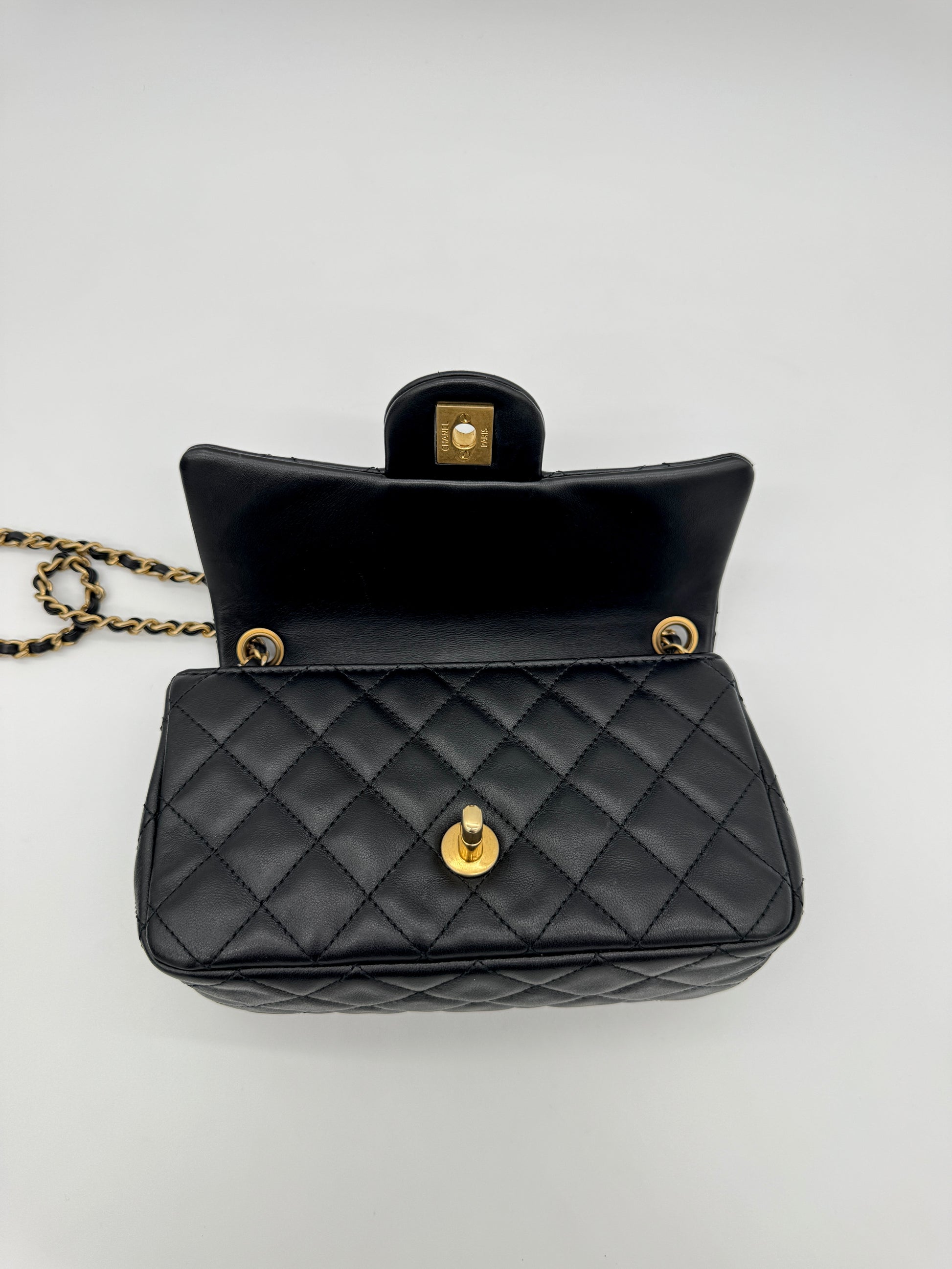 Chanel Lambskin Mini Romance Flap Bag