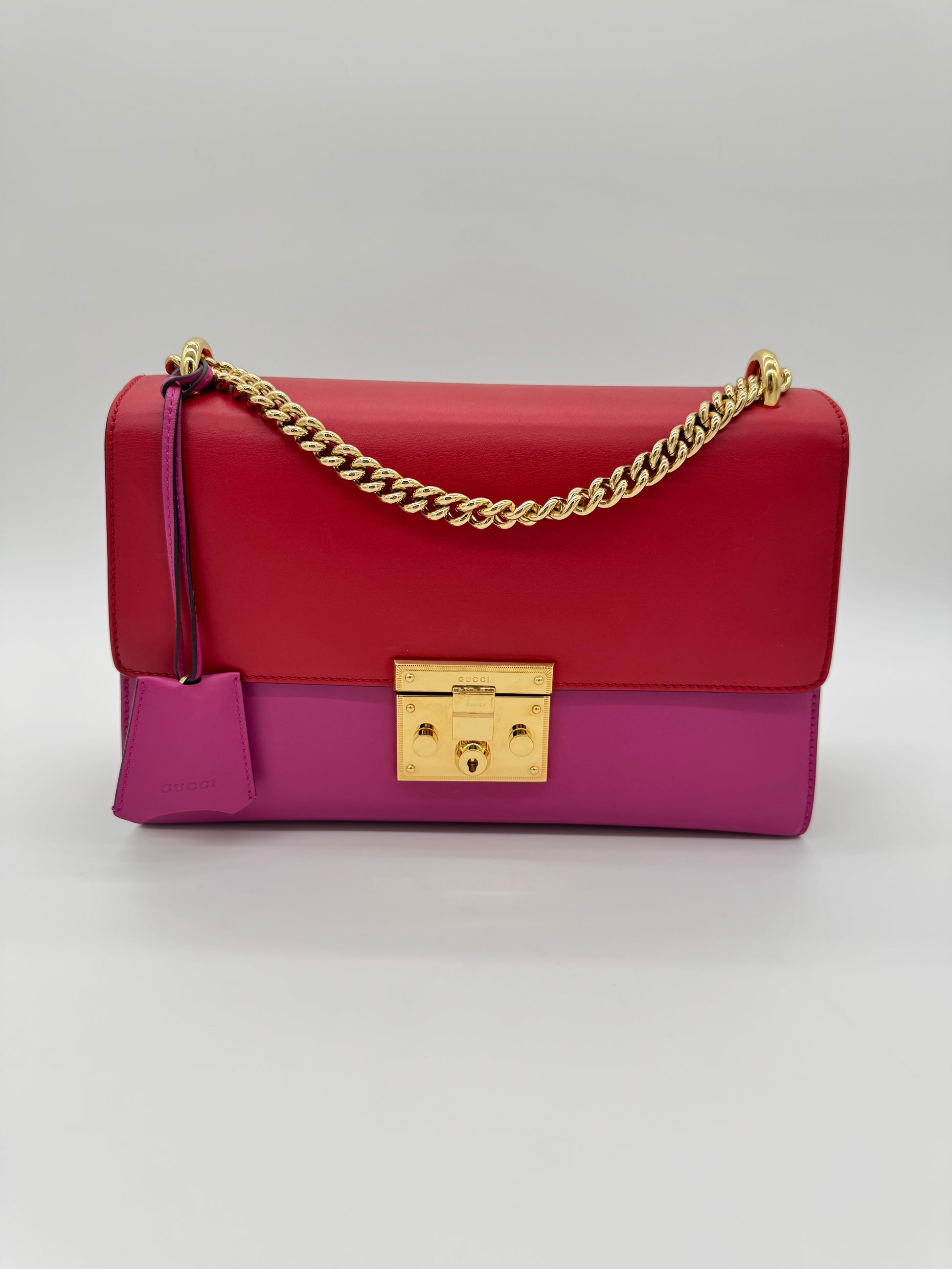 Gucci Padlock Colorblock Medium Shoulder Bag