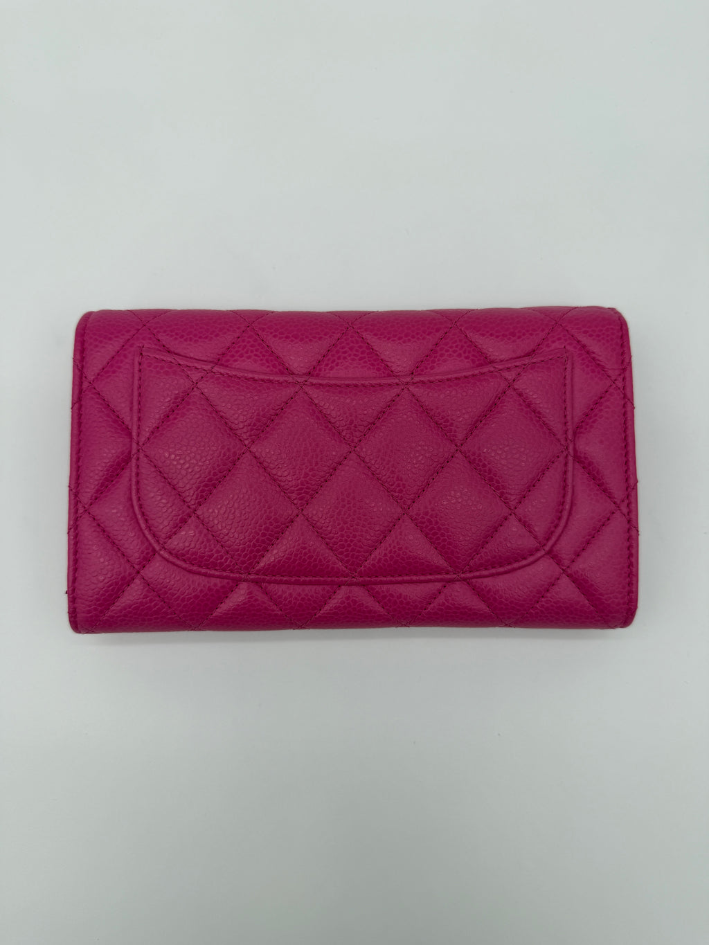 Chanel Pink Caviar Large Flap Wallet