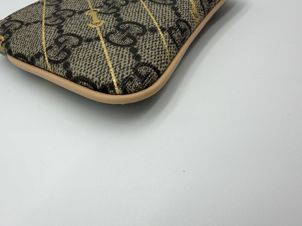 Gucci GG Supreme Horsebit Key Pouch