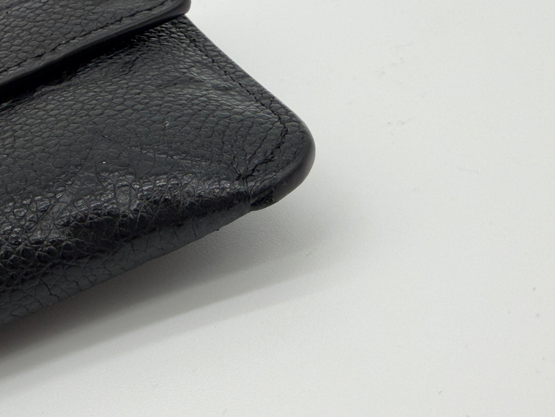 Louis Vuitton Black Empreinte Key Pouch