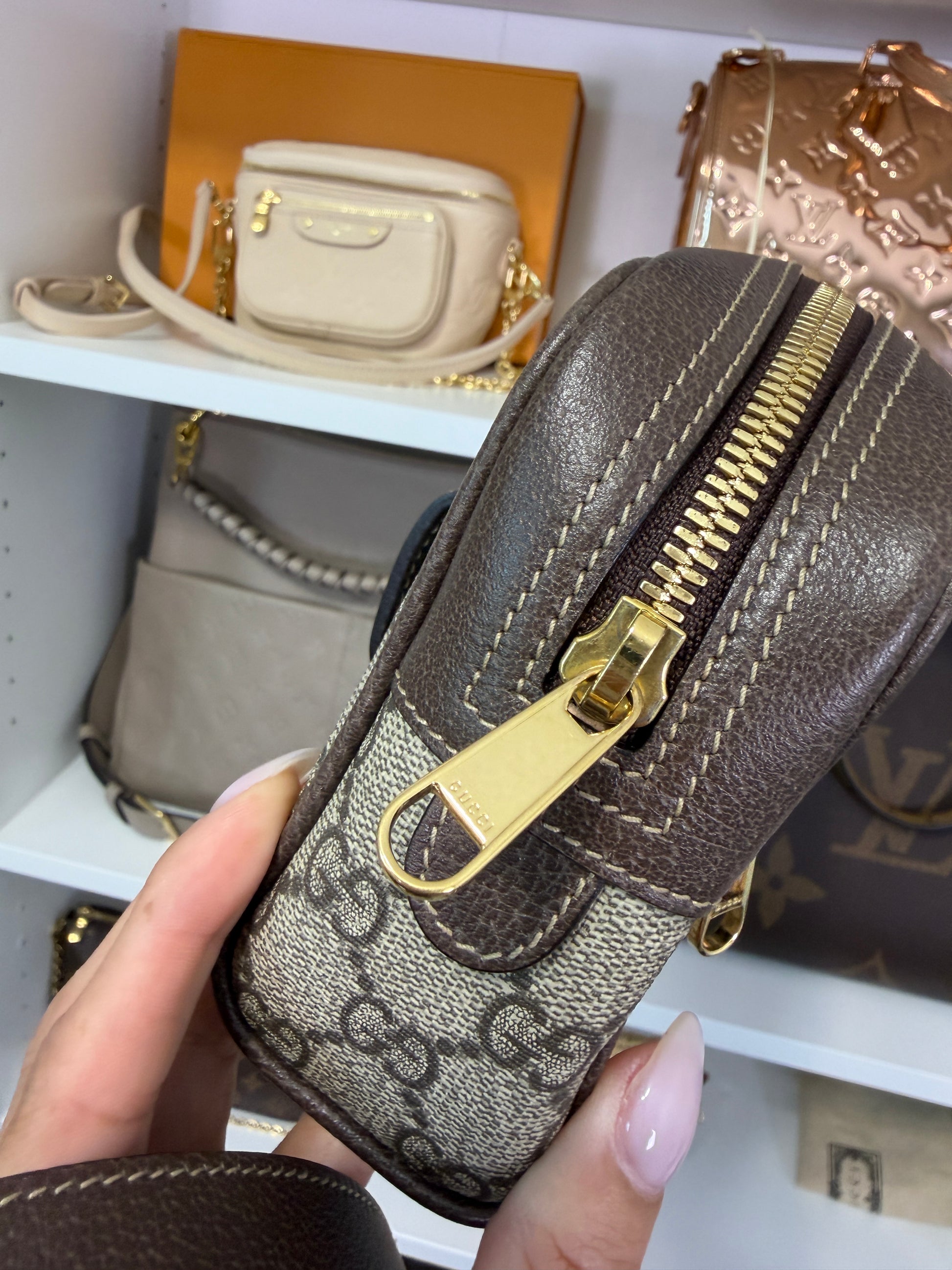 Gucci GG Supreme Ophidia Belt Bag Size 85