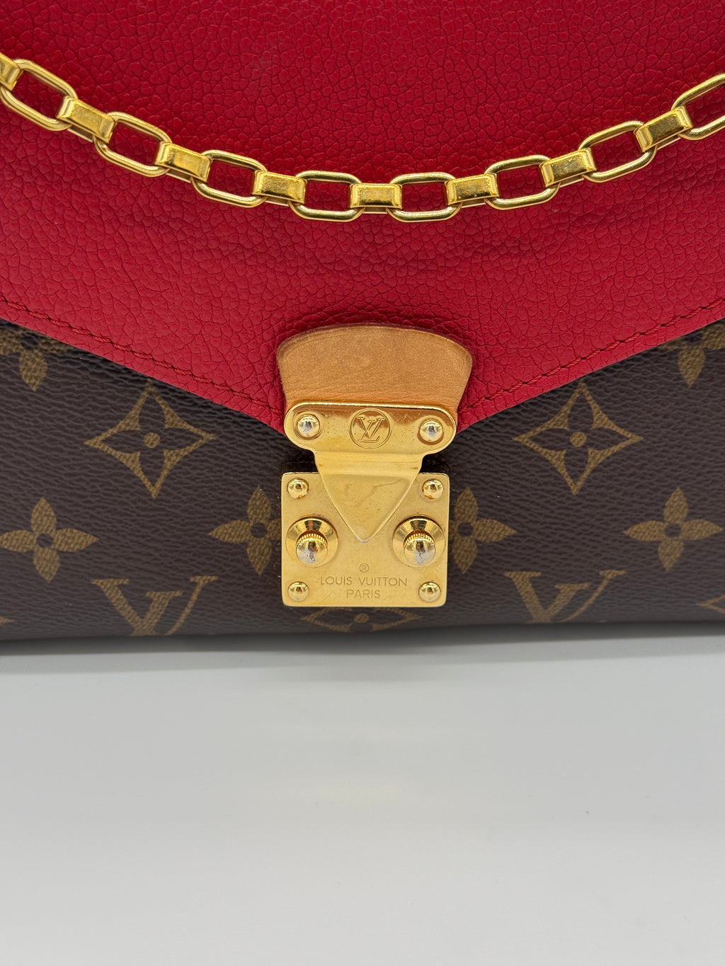 Louis Vuitton Monogram Pallas Chain Shoulder Bag