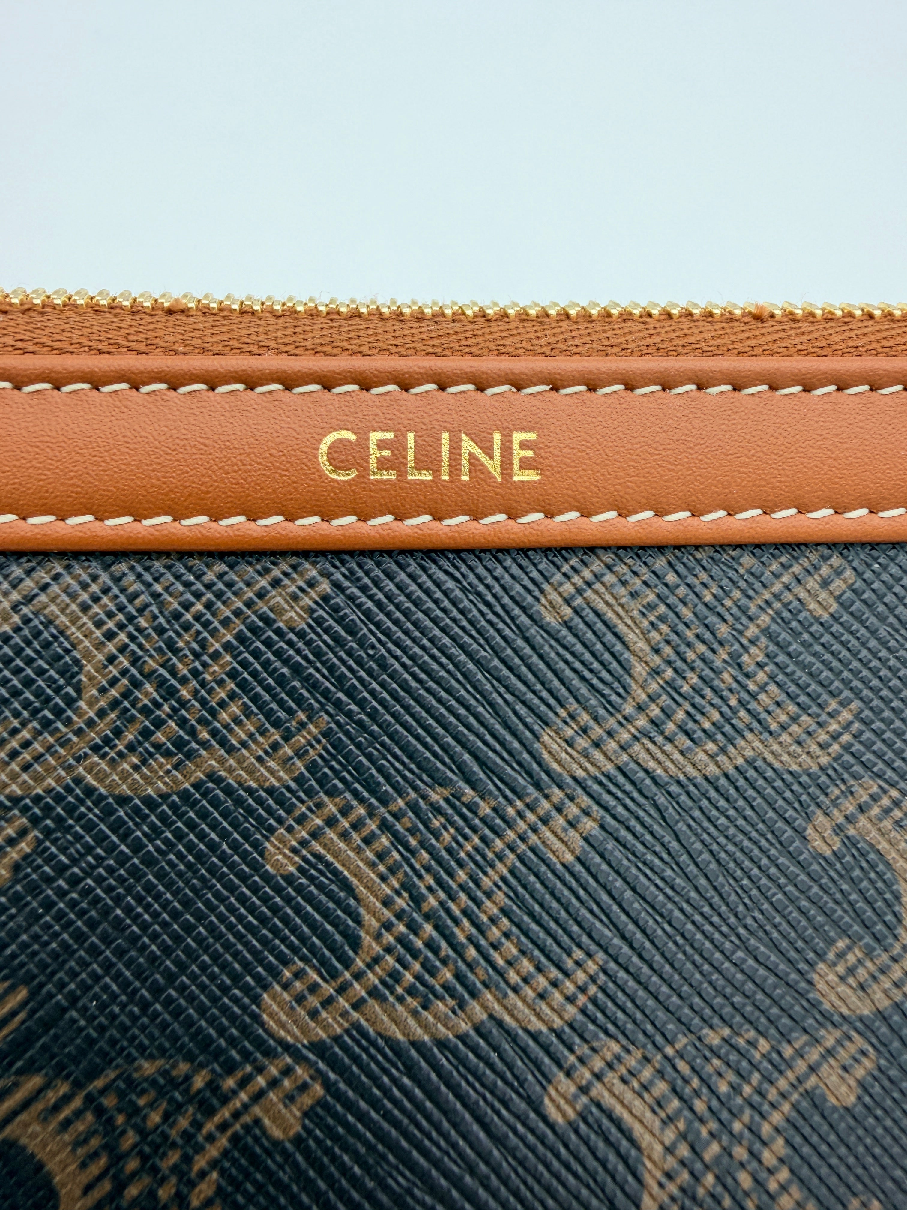 Celine Triomphe Small Cosmetic Pouch