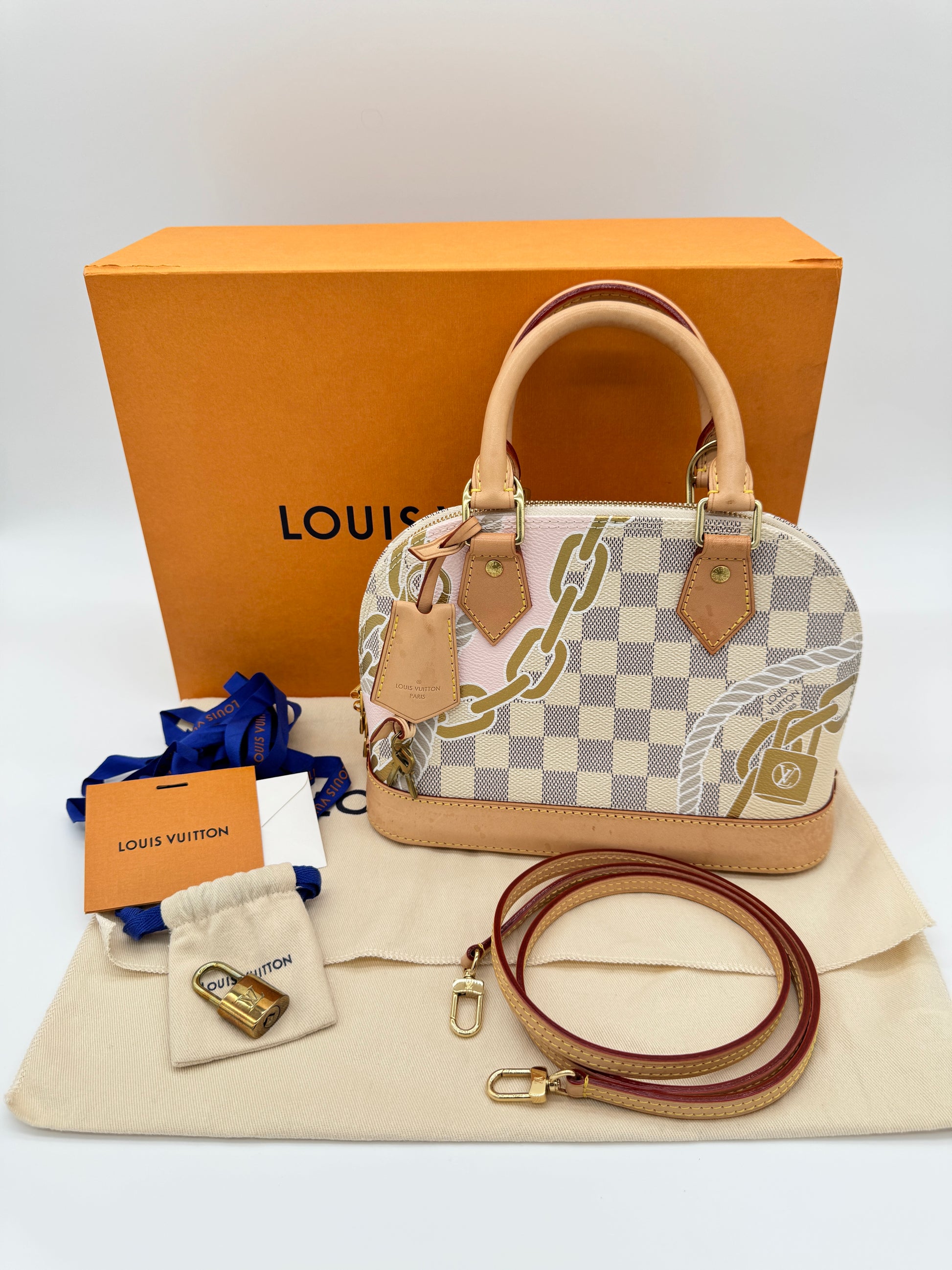 Louis Vuitton Damier Azur Nautical Alma BB