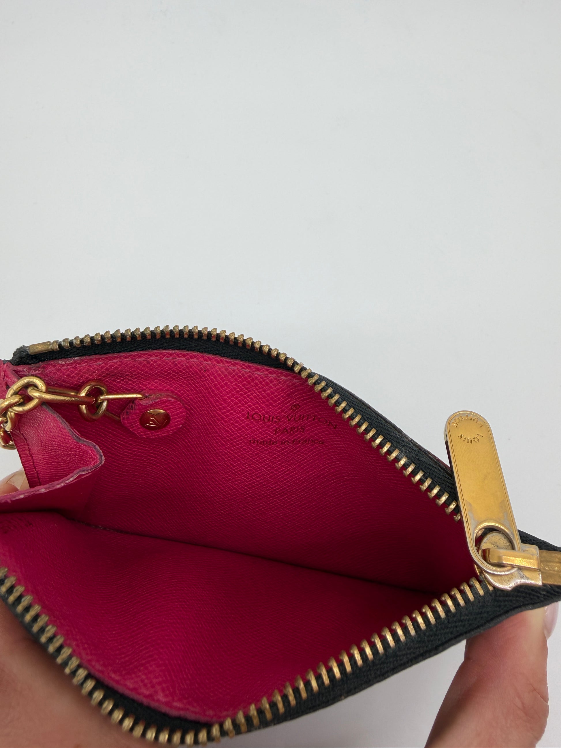 Louis Vuitton Black Multicolor Murakami Key Pouch