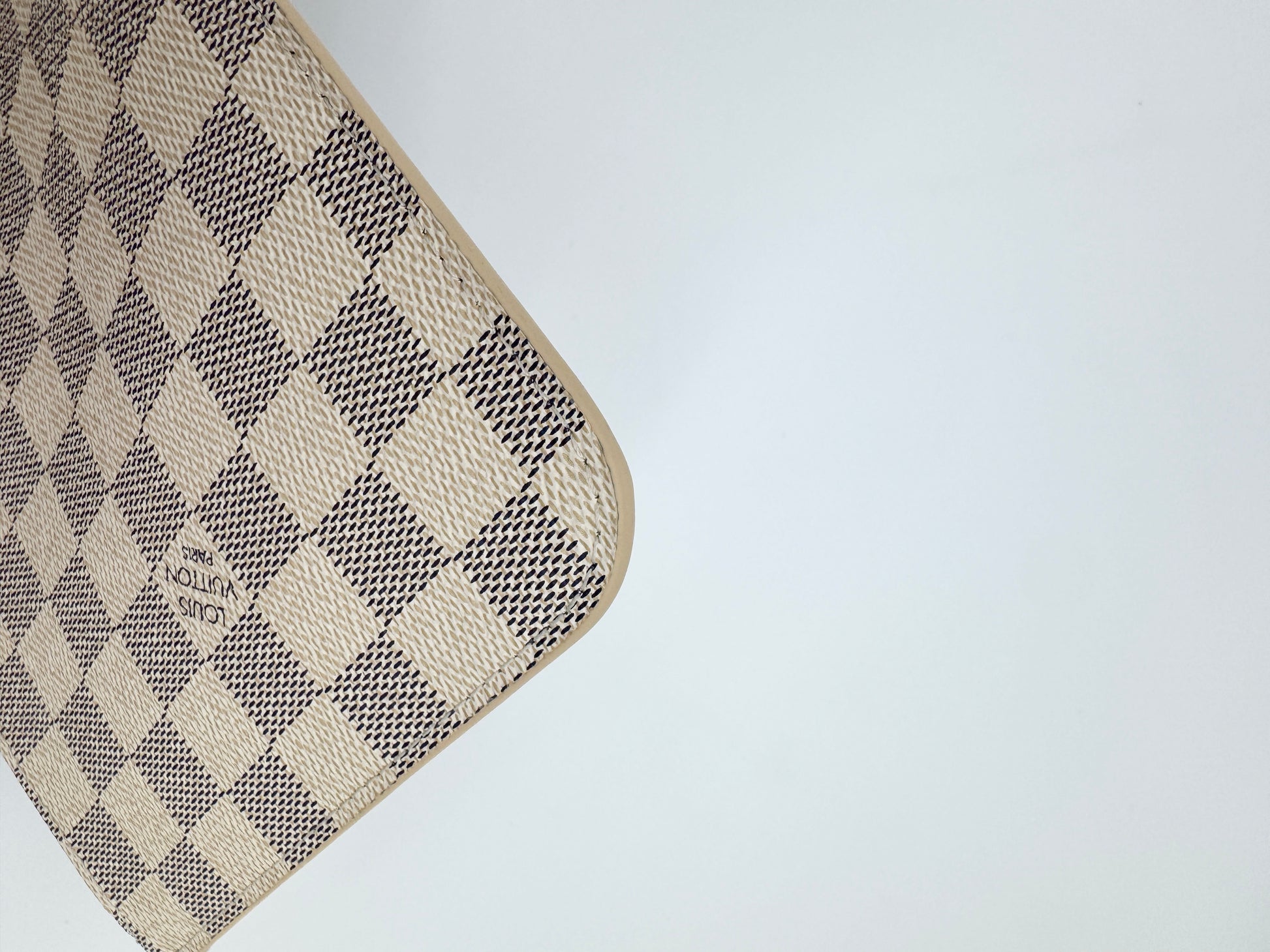 Louis Vuitton Neverfull Pochette MM/GM Damier Azur