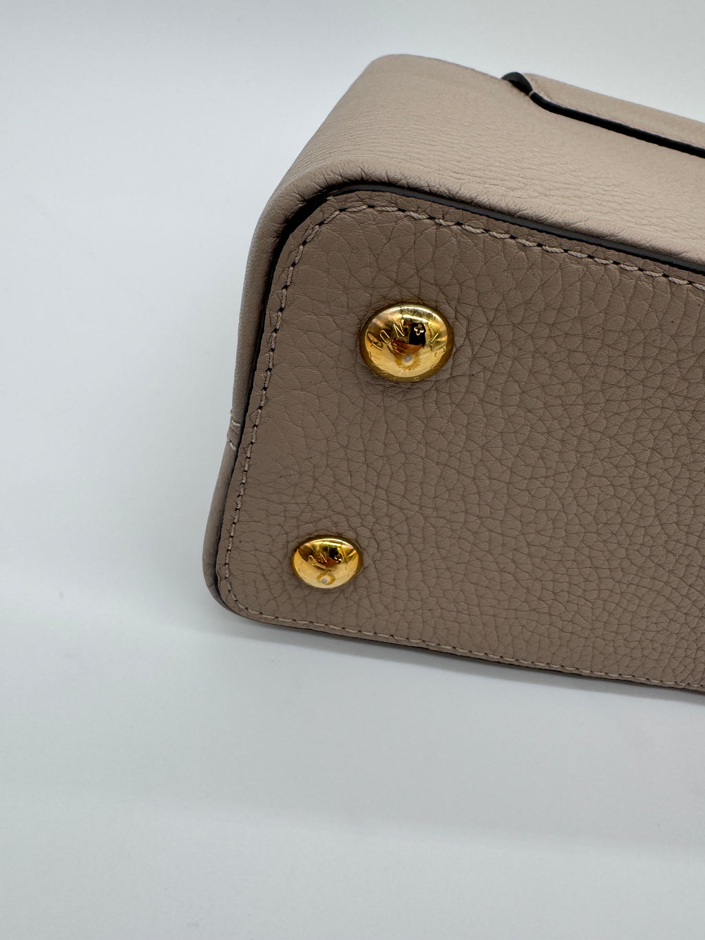 Louis Vuitton Capucines PM Taurillon Galet Leather & Python