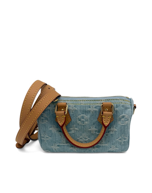 Louis Vuitton Denim Speedy Nano