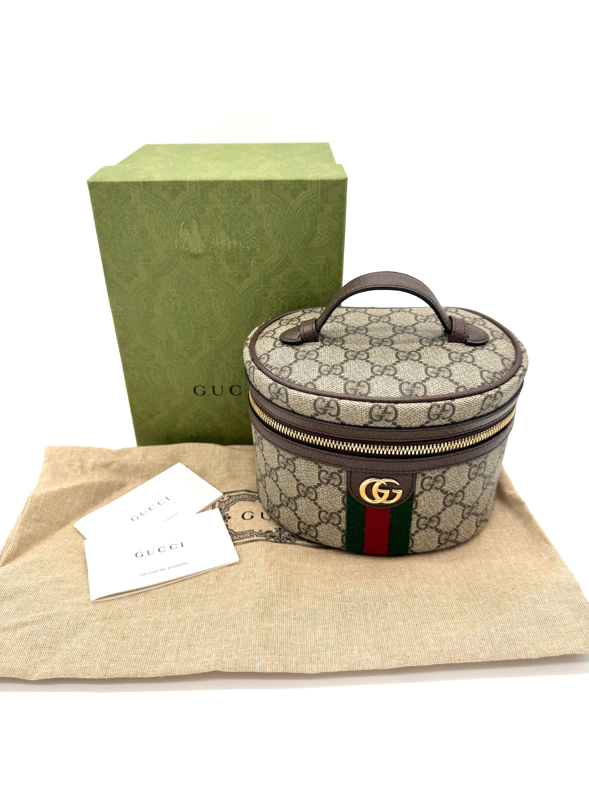 Gucci GG Supreme Ophidia Vanity Cosmetic Case
