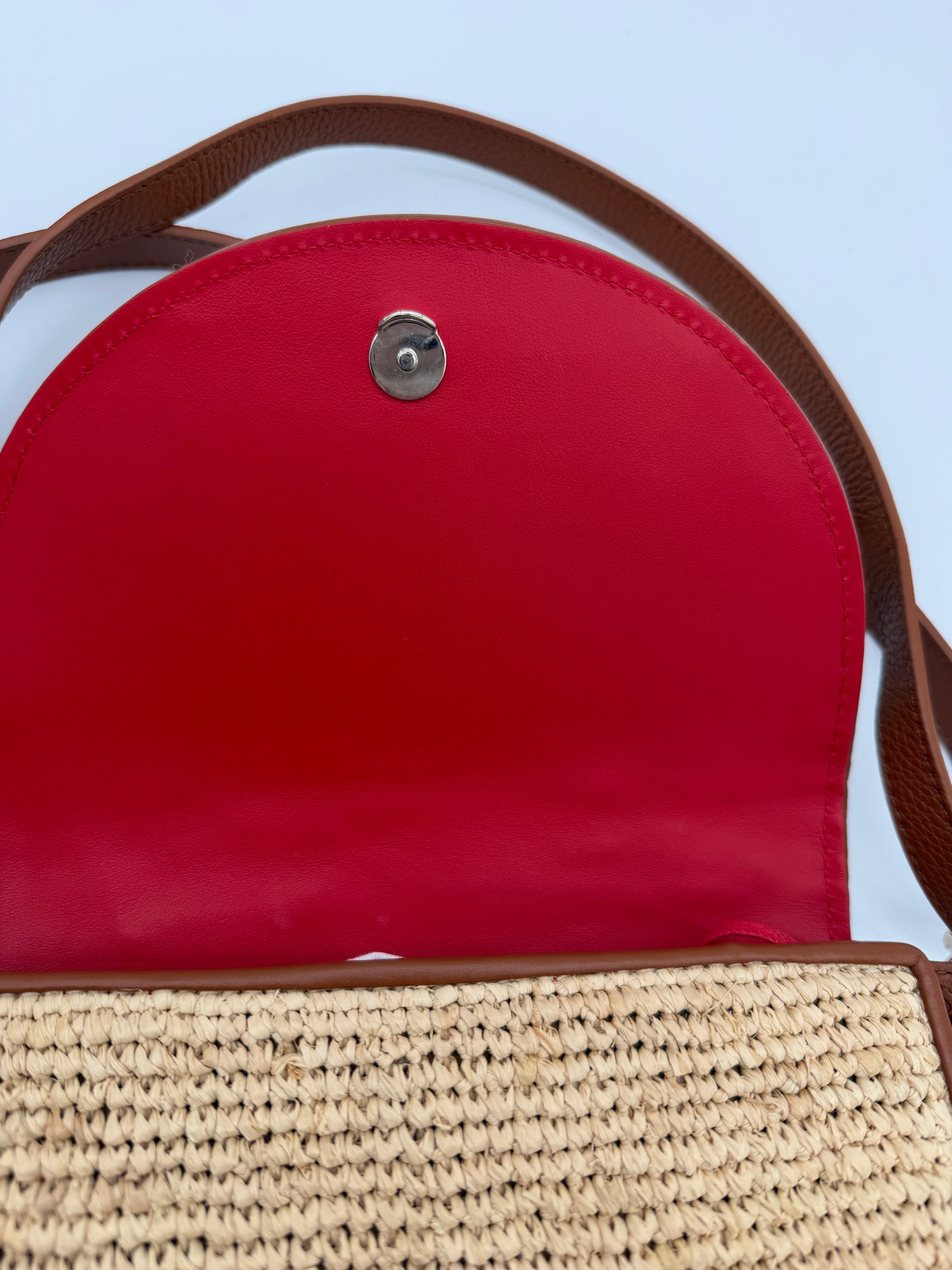 Christian Louboutin Raffia By My Side Crossbody