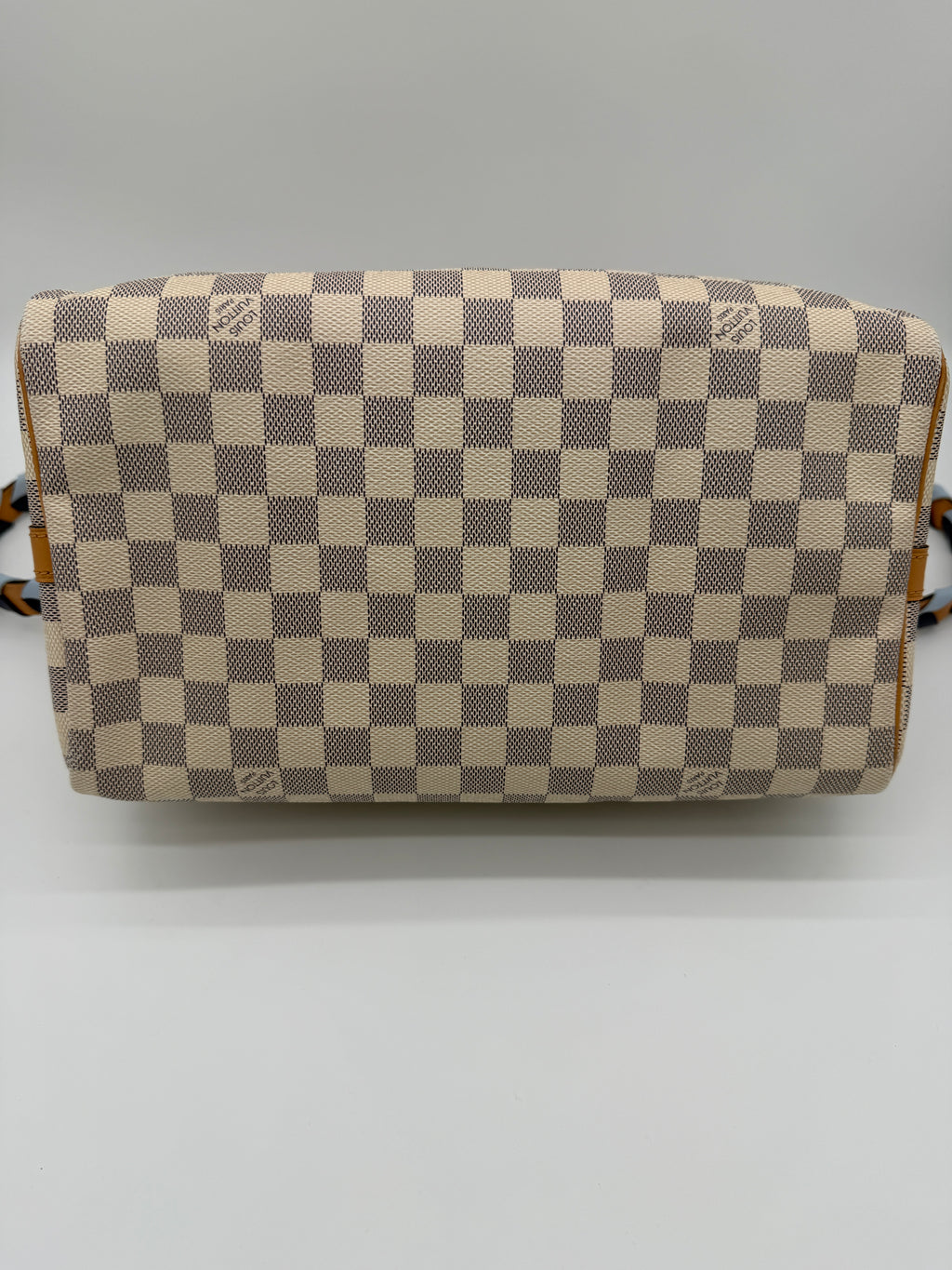 Louis Vuitton Speedy 30 Damier Azur Braided Strap
