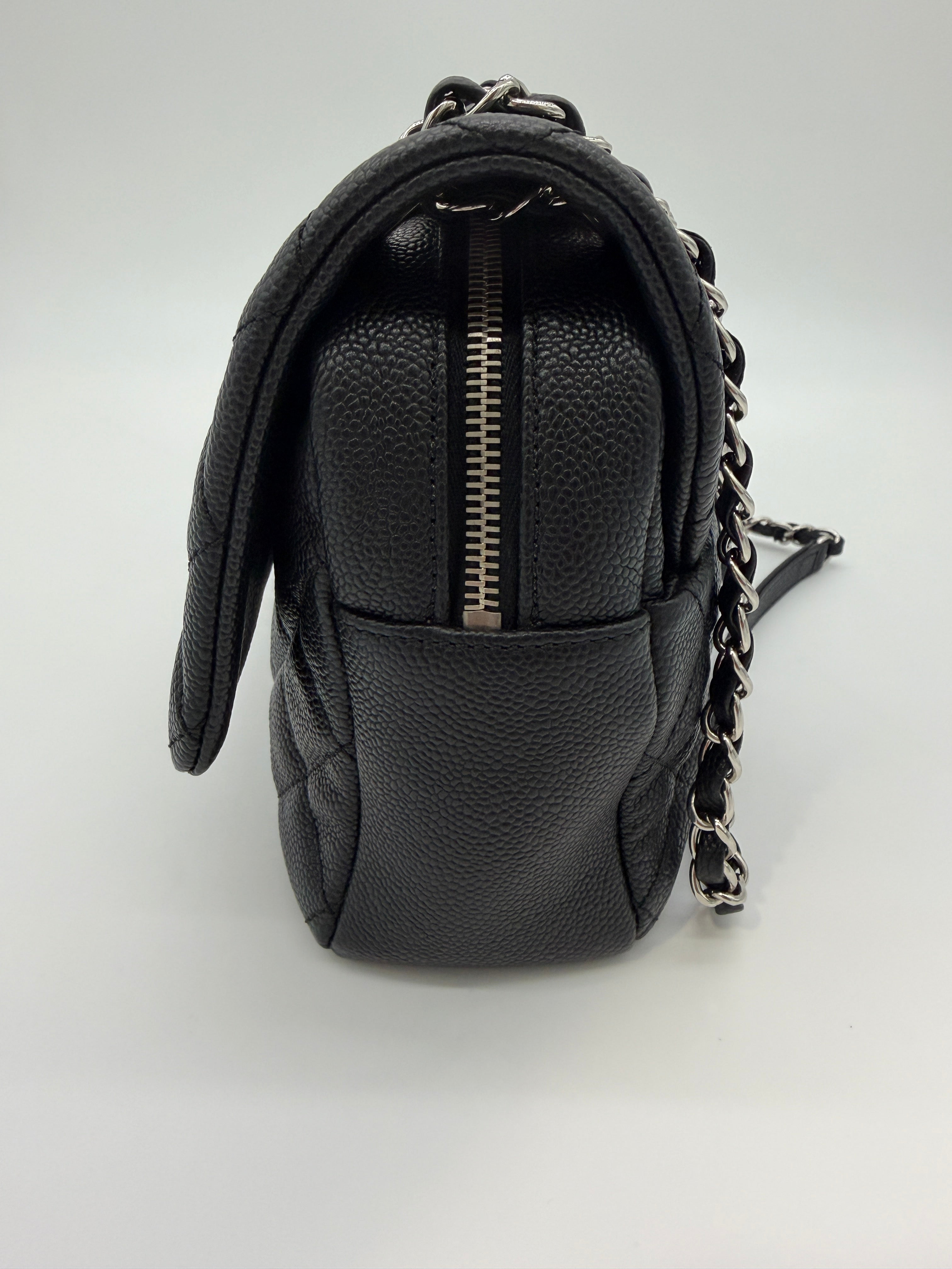 Chanel Jumbo Caviar Easy Flap Bag