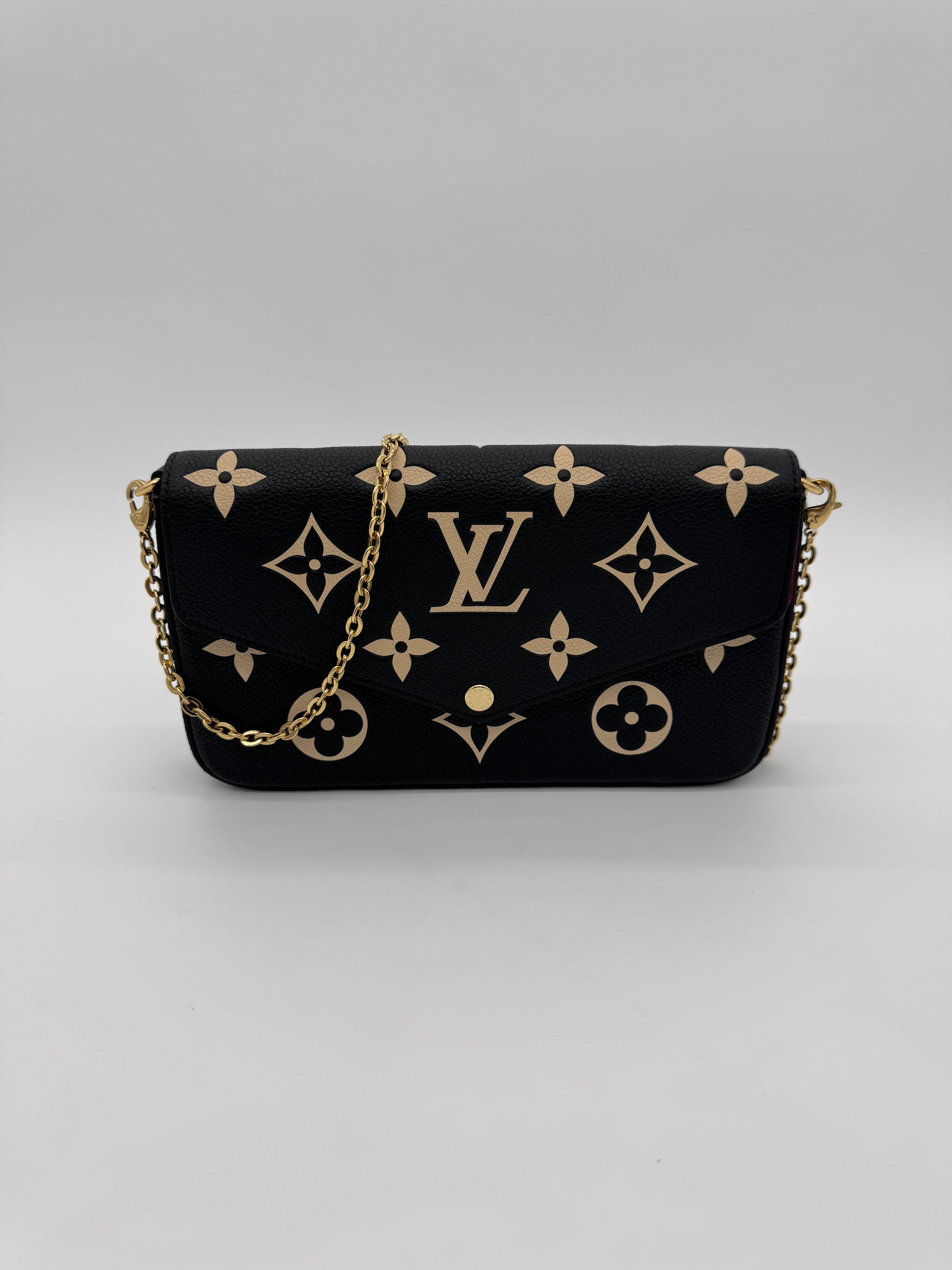 Louis Vuitton Felicie Pochette Bicolor Empreinte