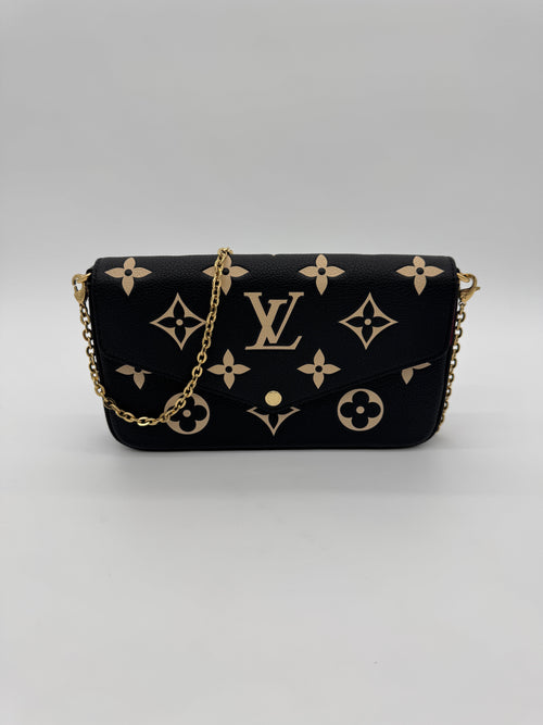 Louis Vuitton Felicie Pochette Bicolor Empreinte