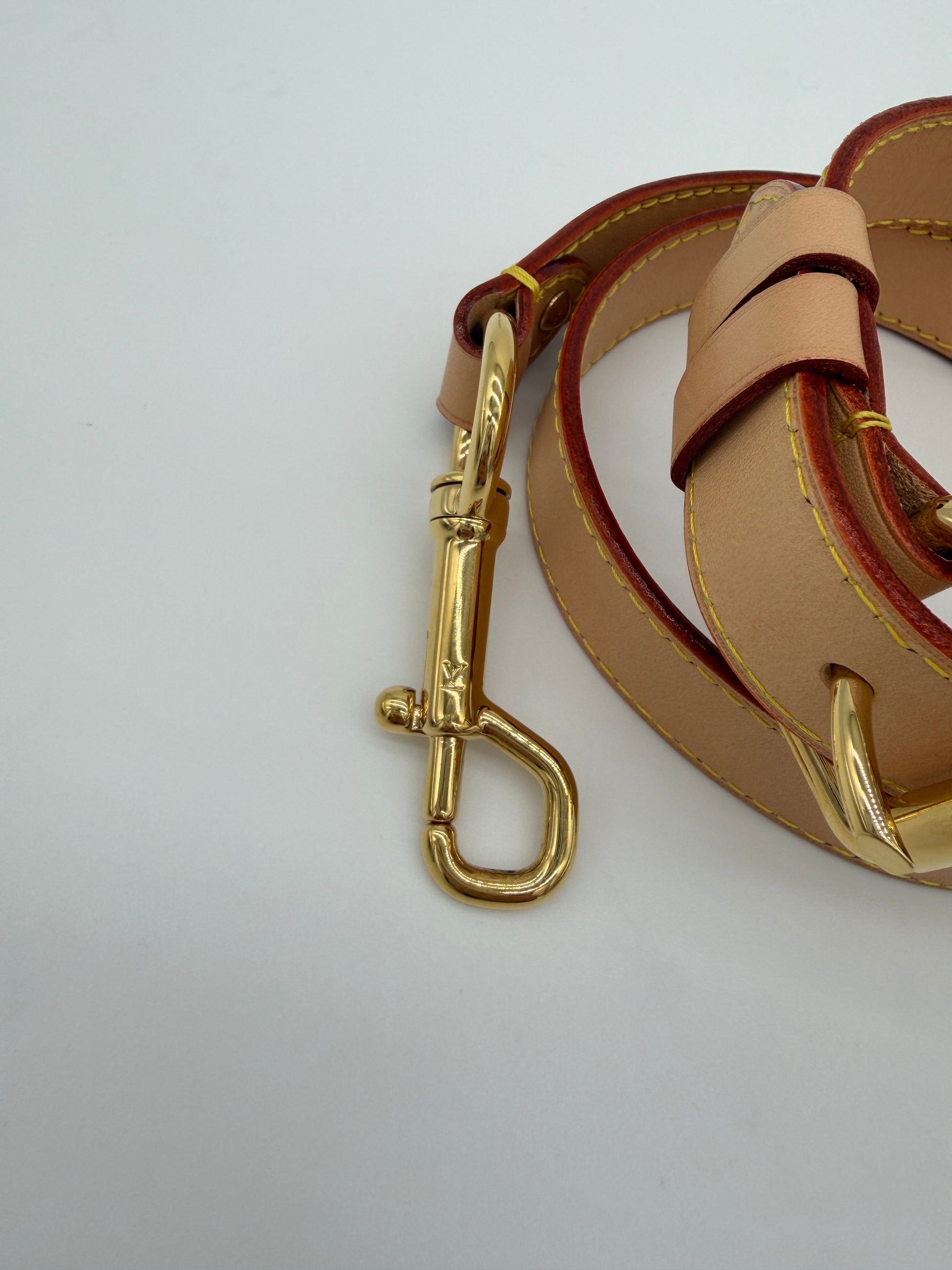 Louis Vuitton 24mm Adjustable Vachetta Strap