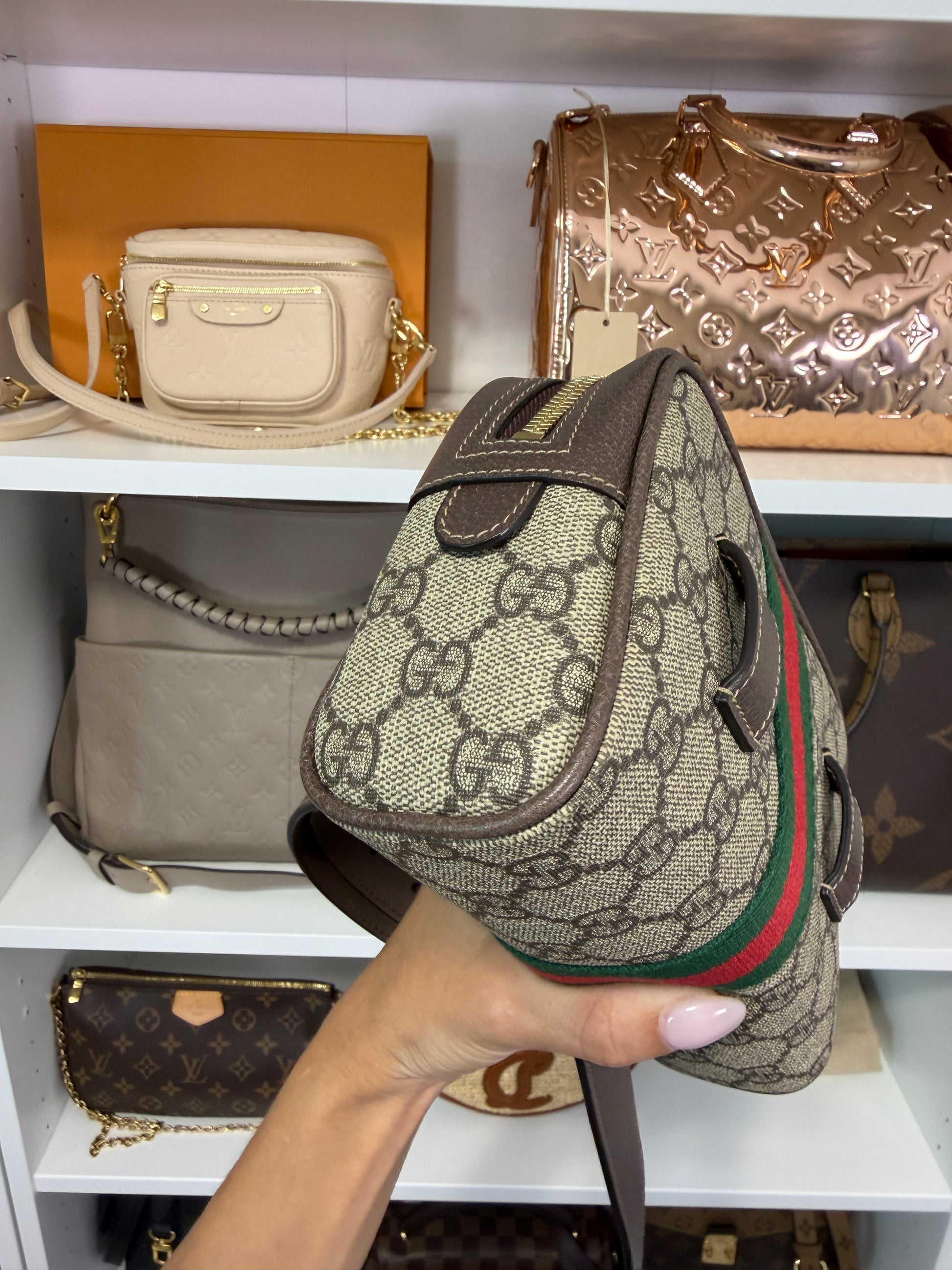 Gucci GG Supreme Ophidia Belt Bag Size 85