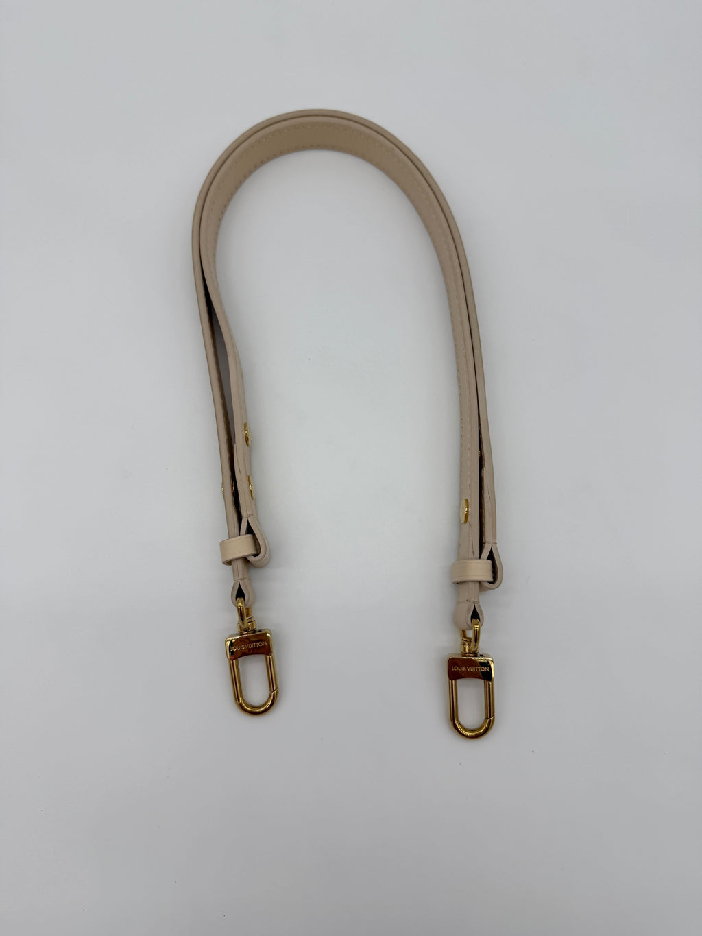 Louis Vuitton Cream Leather Strap