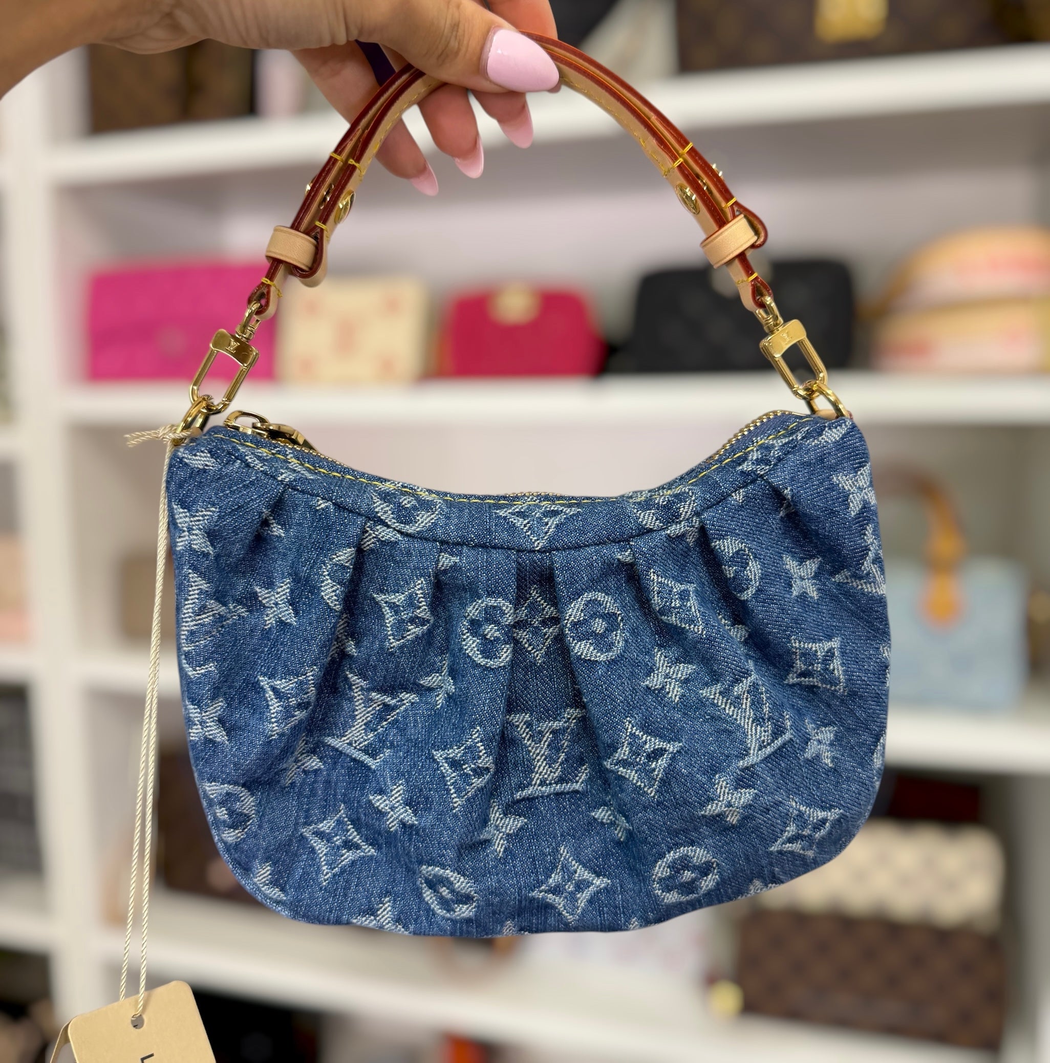 Louis Vuitton Denim Pochette Valley