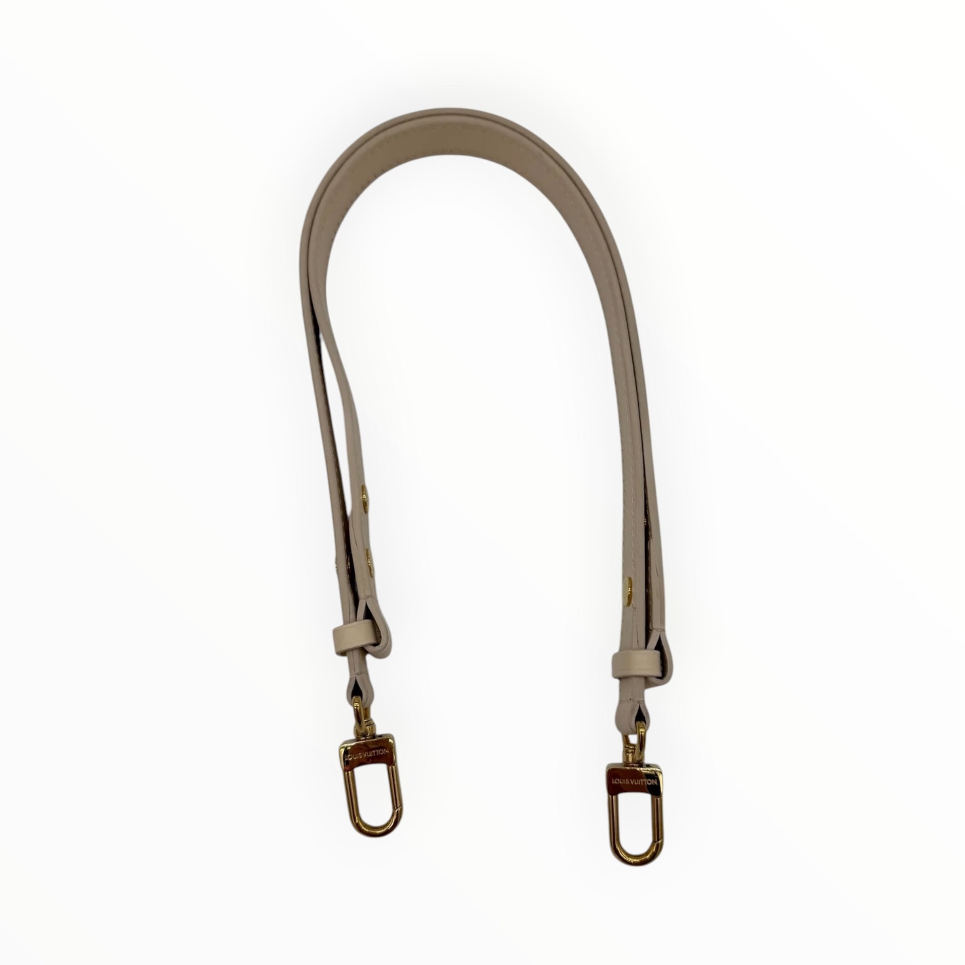 Louis Vuitton Cream Leather Strap