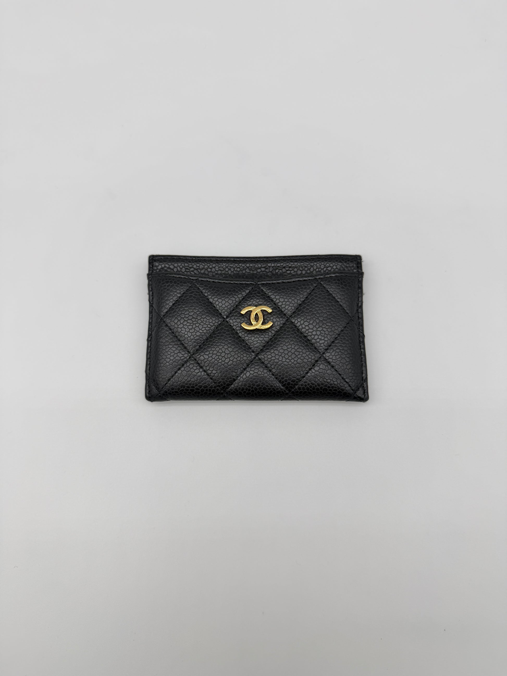 Chanel Caviar Black Cardholder GHW