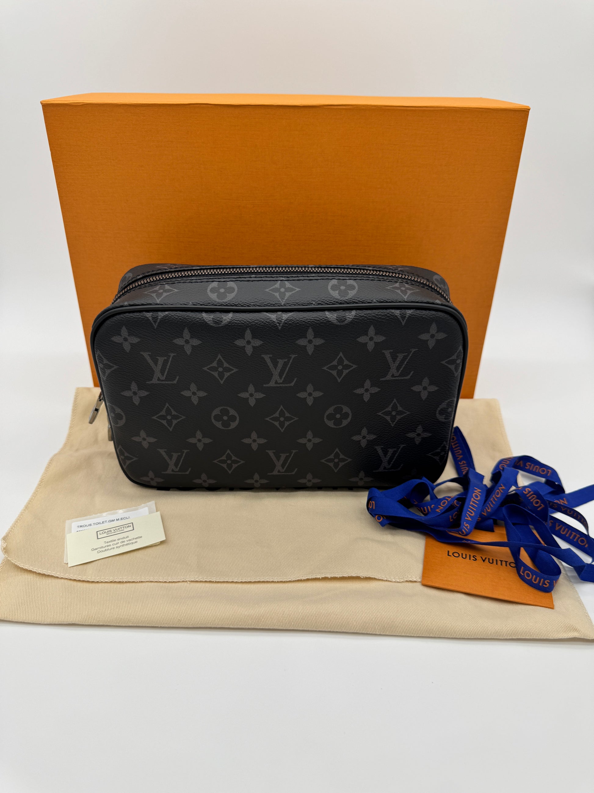 Louis Vuitton Toilet Pouch GM Monogram Eclipse