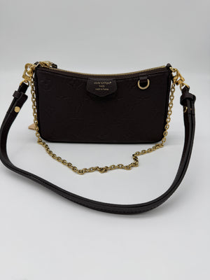 Louis Vuitton Chocolate Empreinte Easy Pouch
