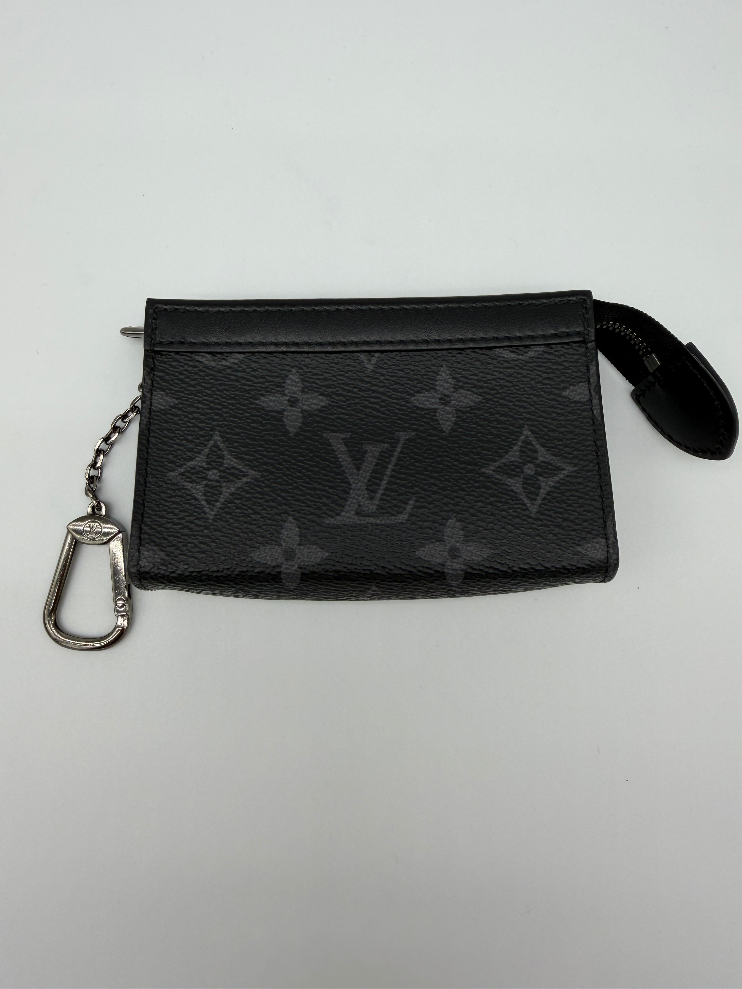 Louis Vuitton Monogram Eclipse Key Pouch Voyage