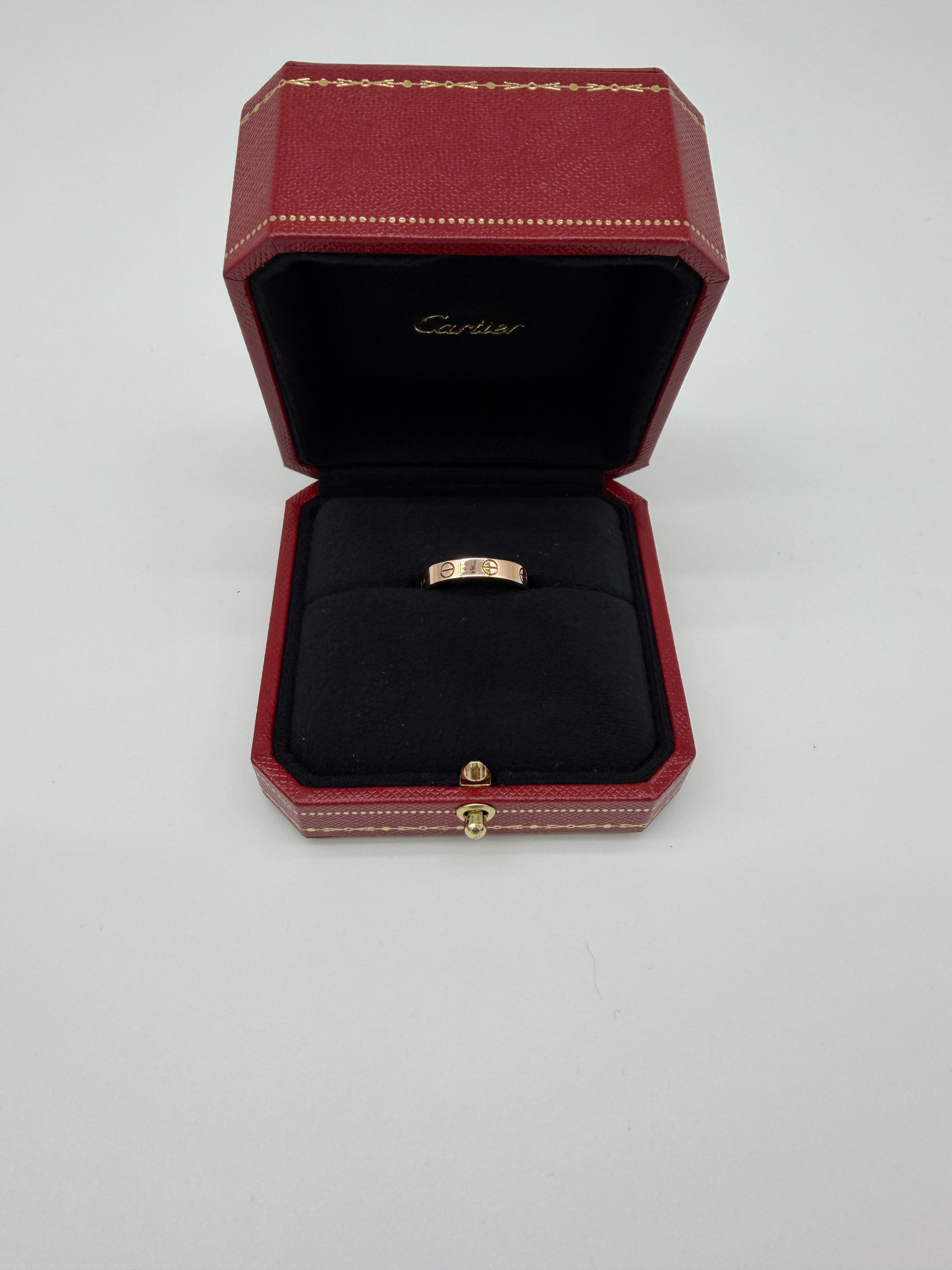 Cartier Love Ring Rose Gold 54