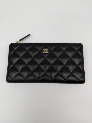Chanel Caviar Long Wallet