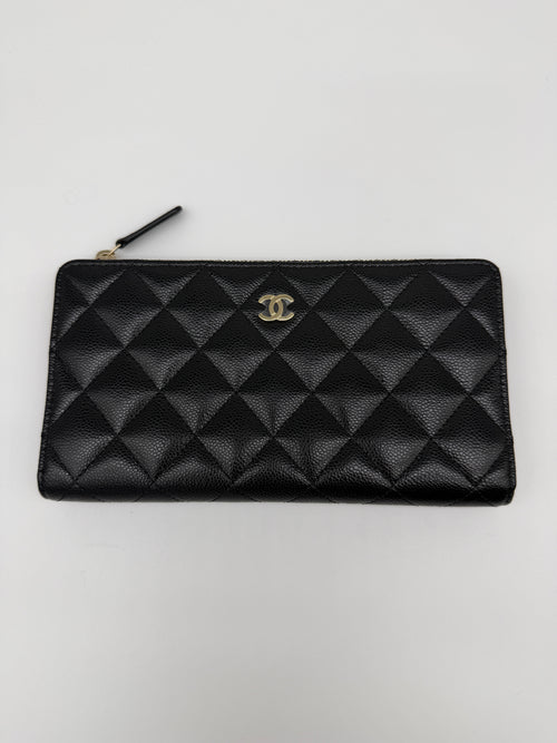 Chanel Caviar Long Wallet