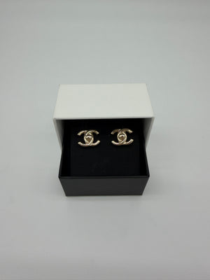 Chanel Turnlock Earrings