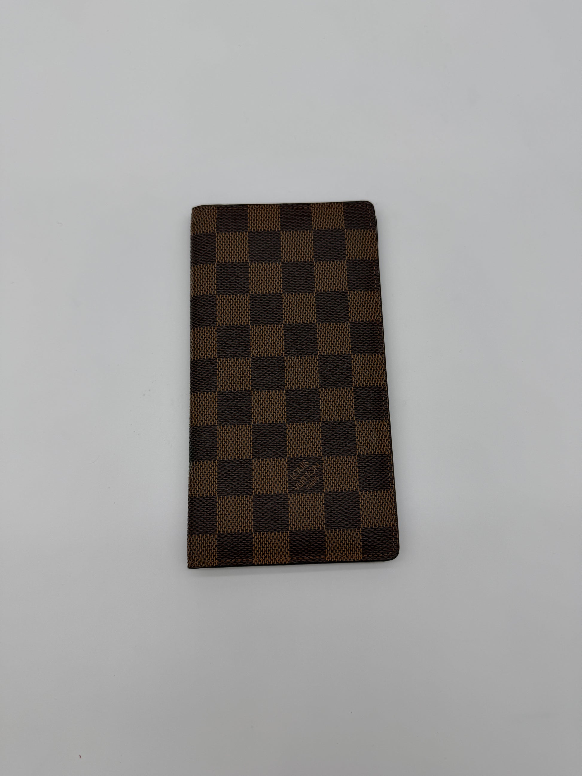Louis Vuitton Damier Ebene Checkbook Cover
