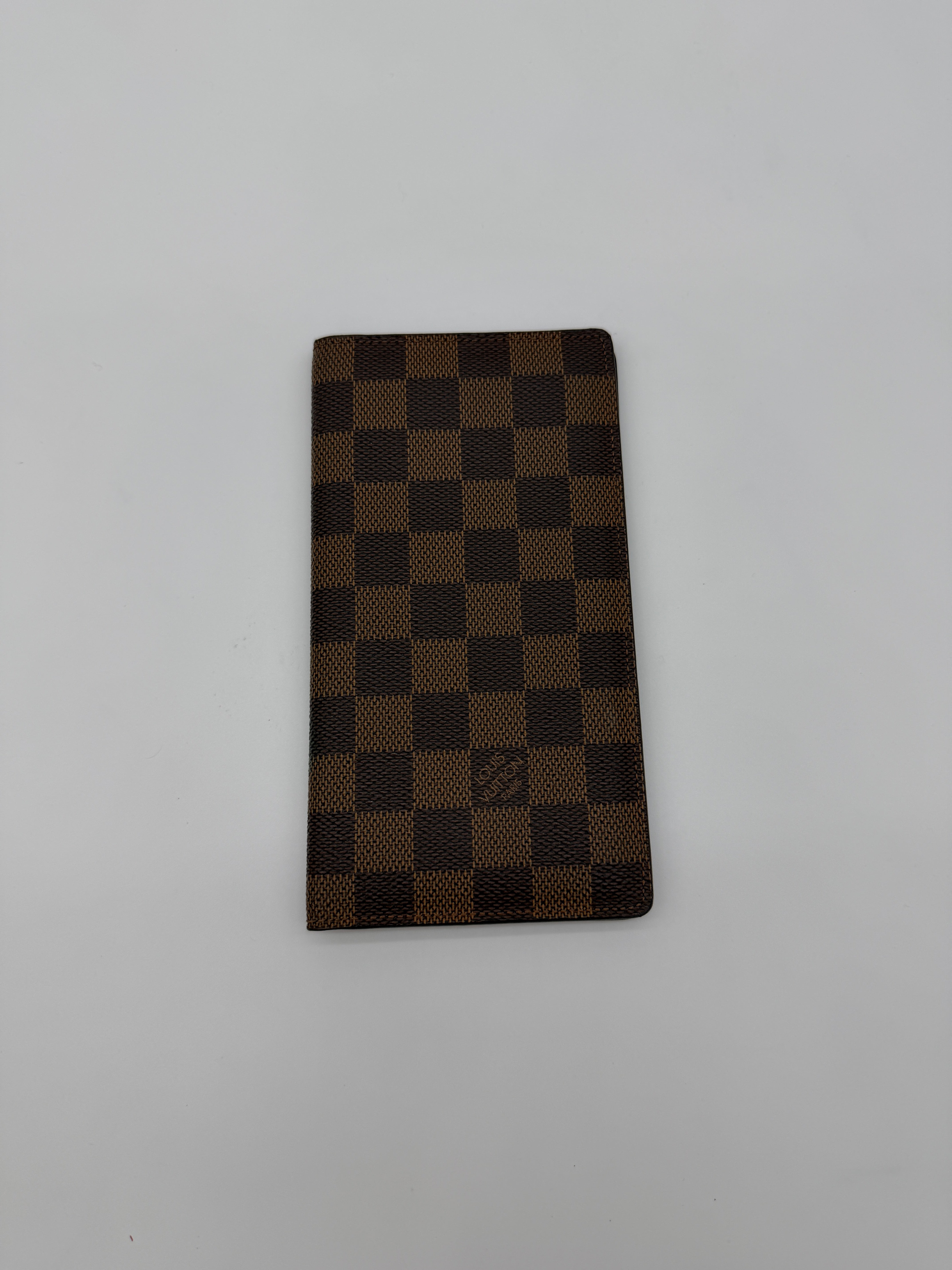 Louis Vuitton Damier Ebene Checkbook Cover