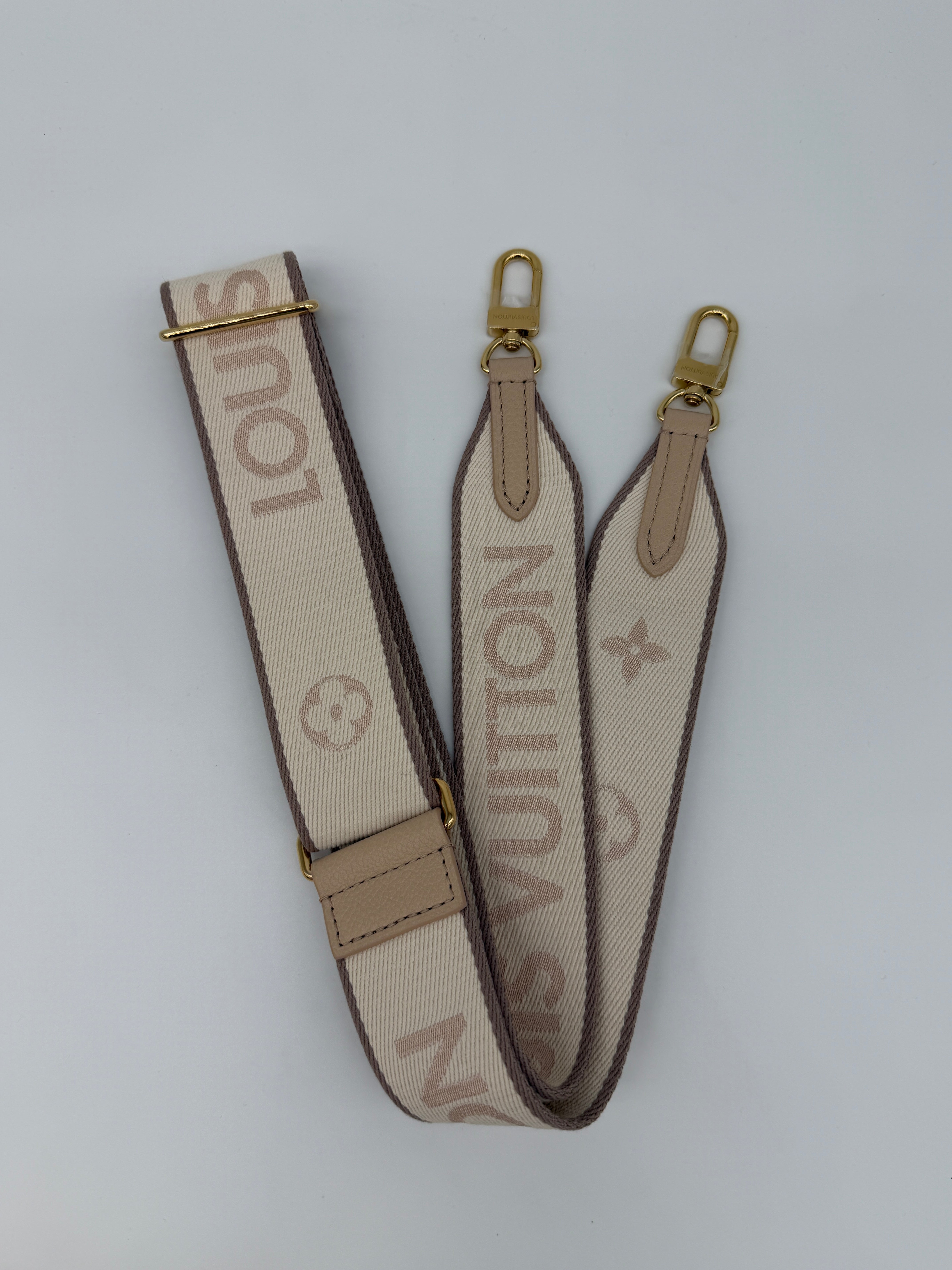 Louis Vuitton Beige Guitar Strap