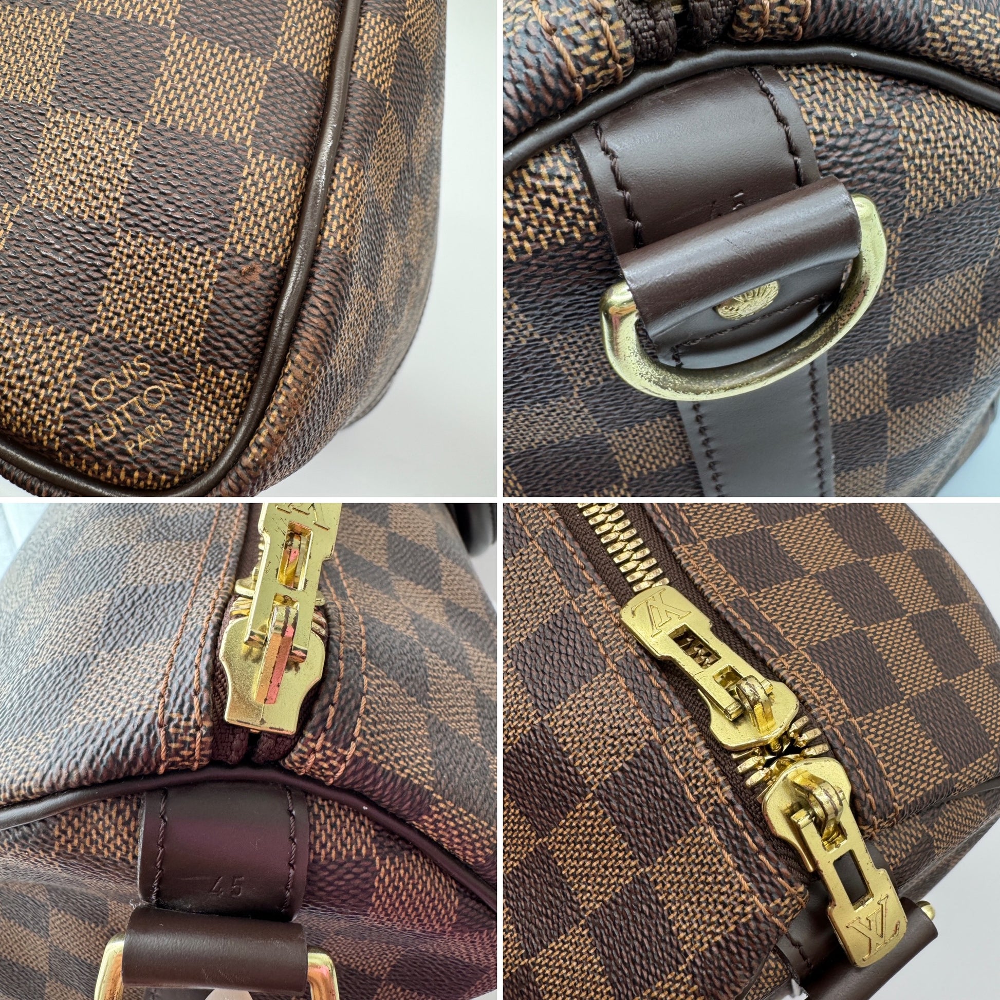 Louis Vuitton Keepall Bandoulière 45 Damier Ebene