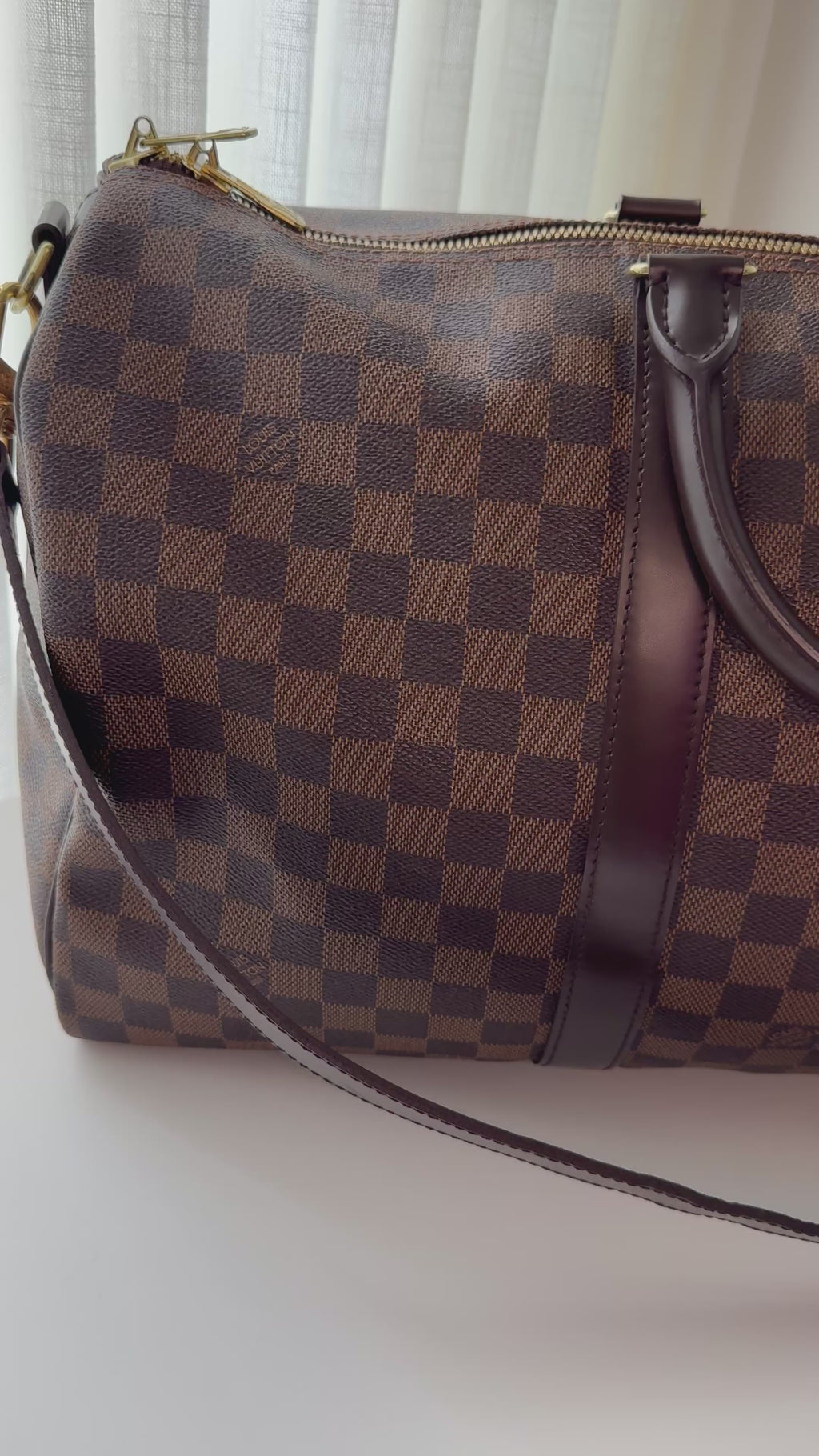 Louis Vuitton Keepall Bandoulière 45 Damier Ebene