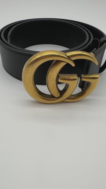 Gucci GG Marmont Wide Belt Size 90